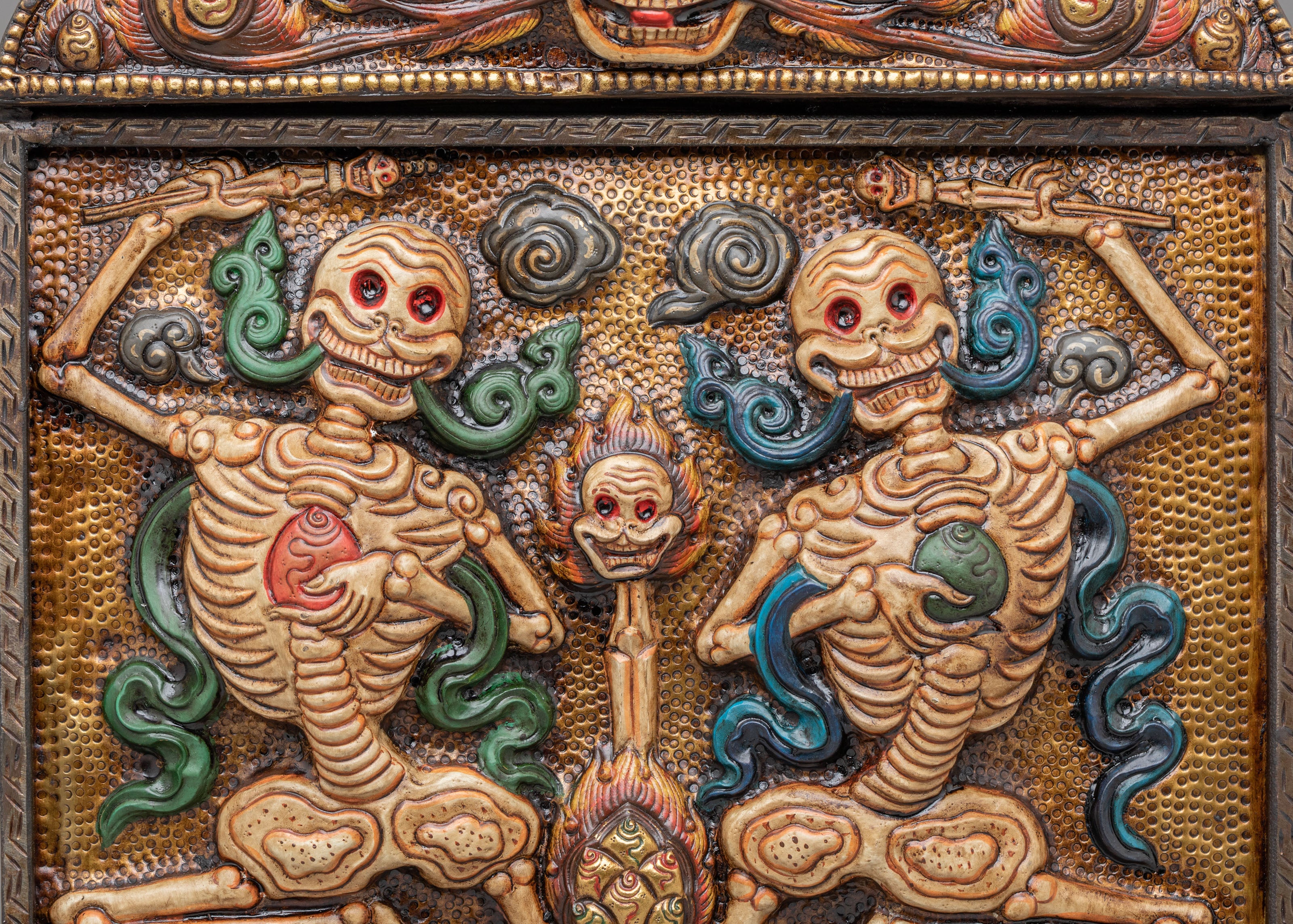 Buddhist Chittipati Wall Hanging | Himalayan Buddhist Art