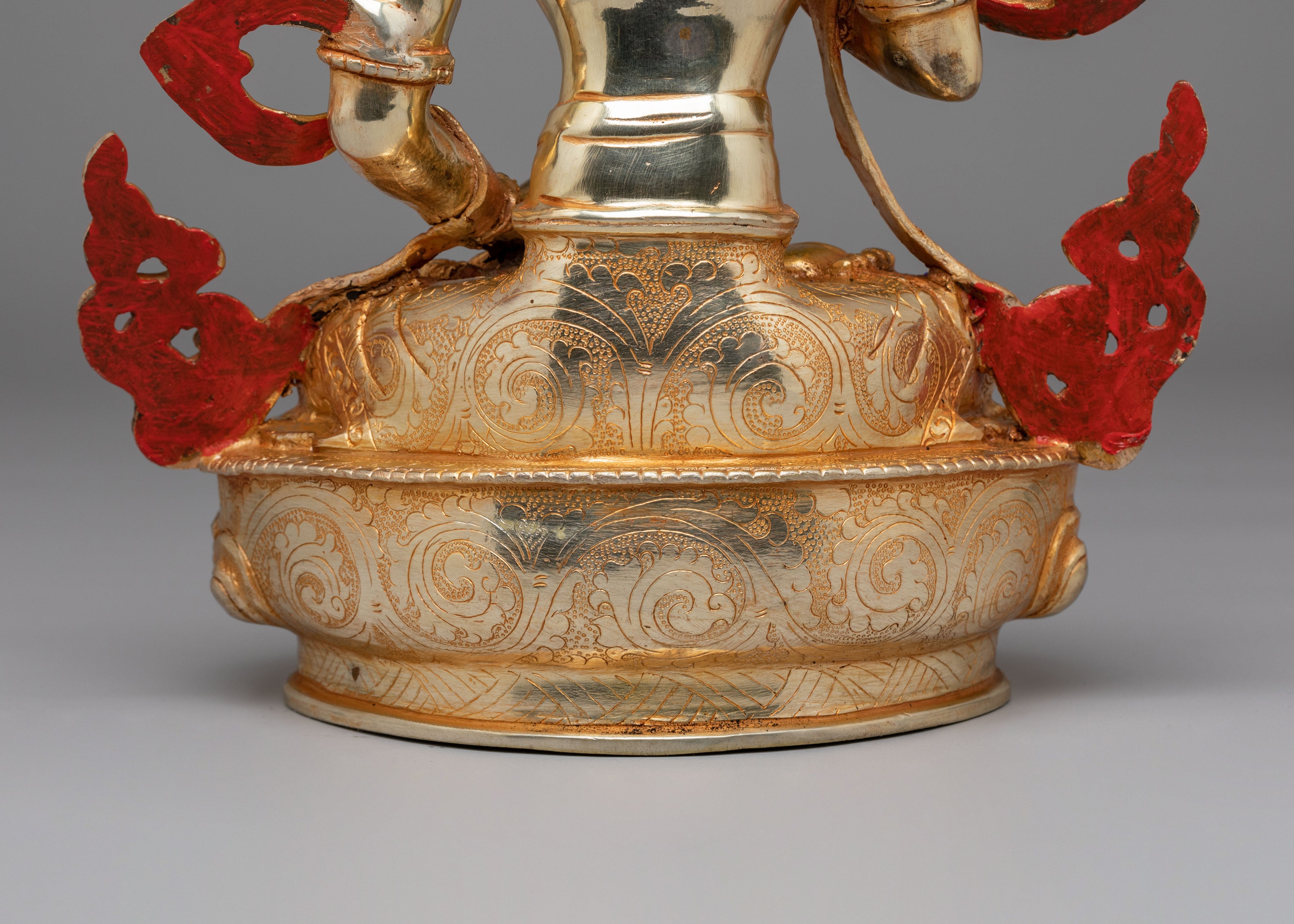 Himalayan Vajrasattva Altar Statue | Sacred Tibetan Artwork for Spiritual Decor