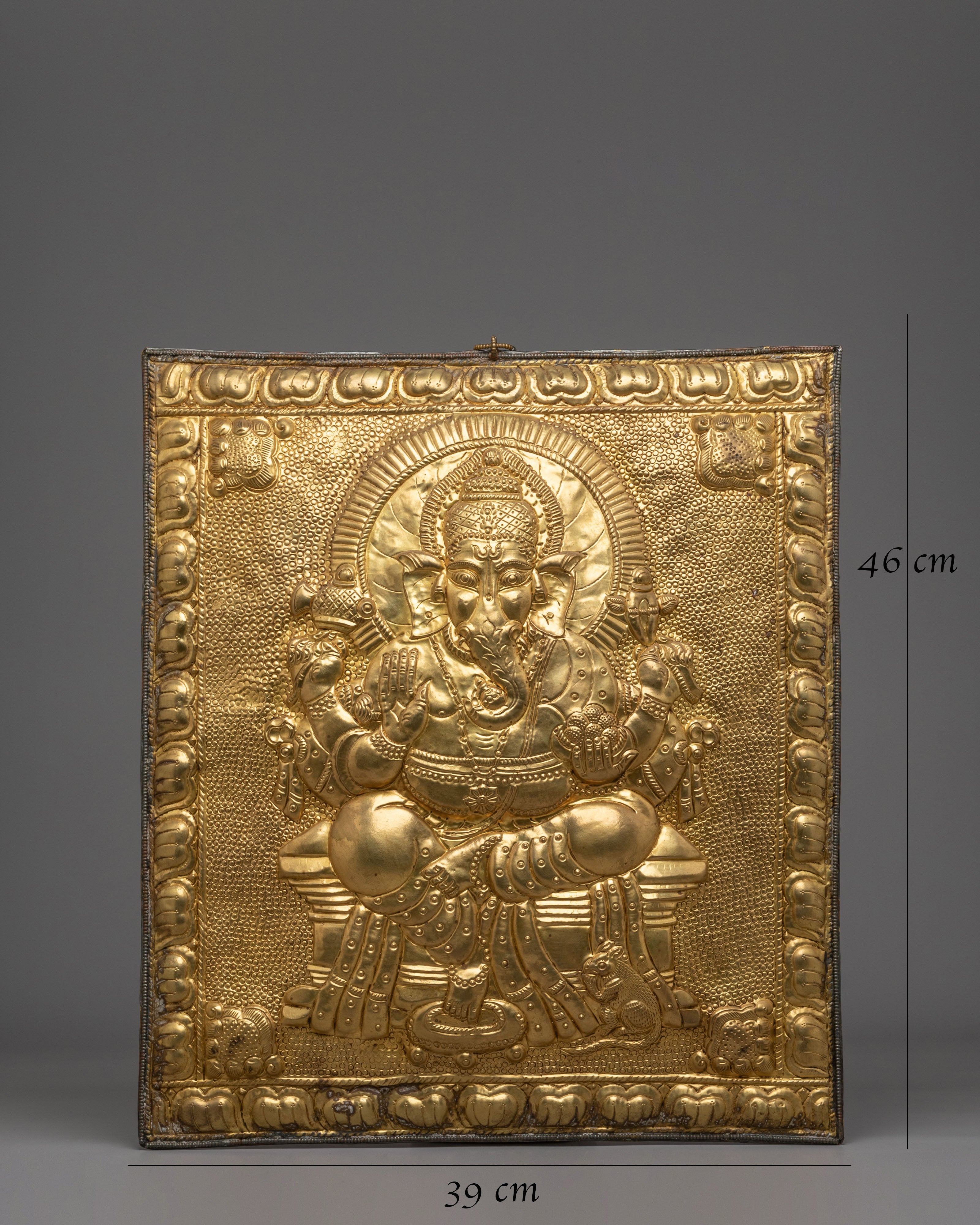 Traditional Ganesha Wall Hanging | Hindu Deity Art