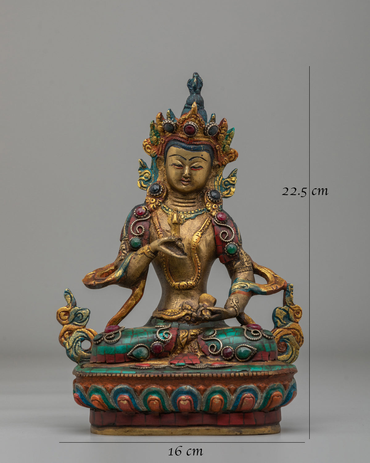 Traditional Vajrasattva Purification Statue | Tibetan Buddhist Artwork