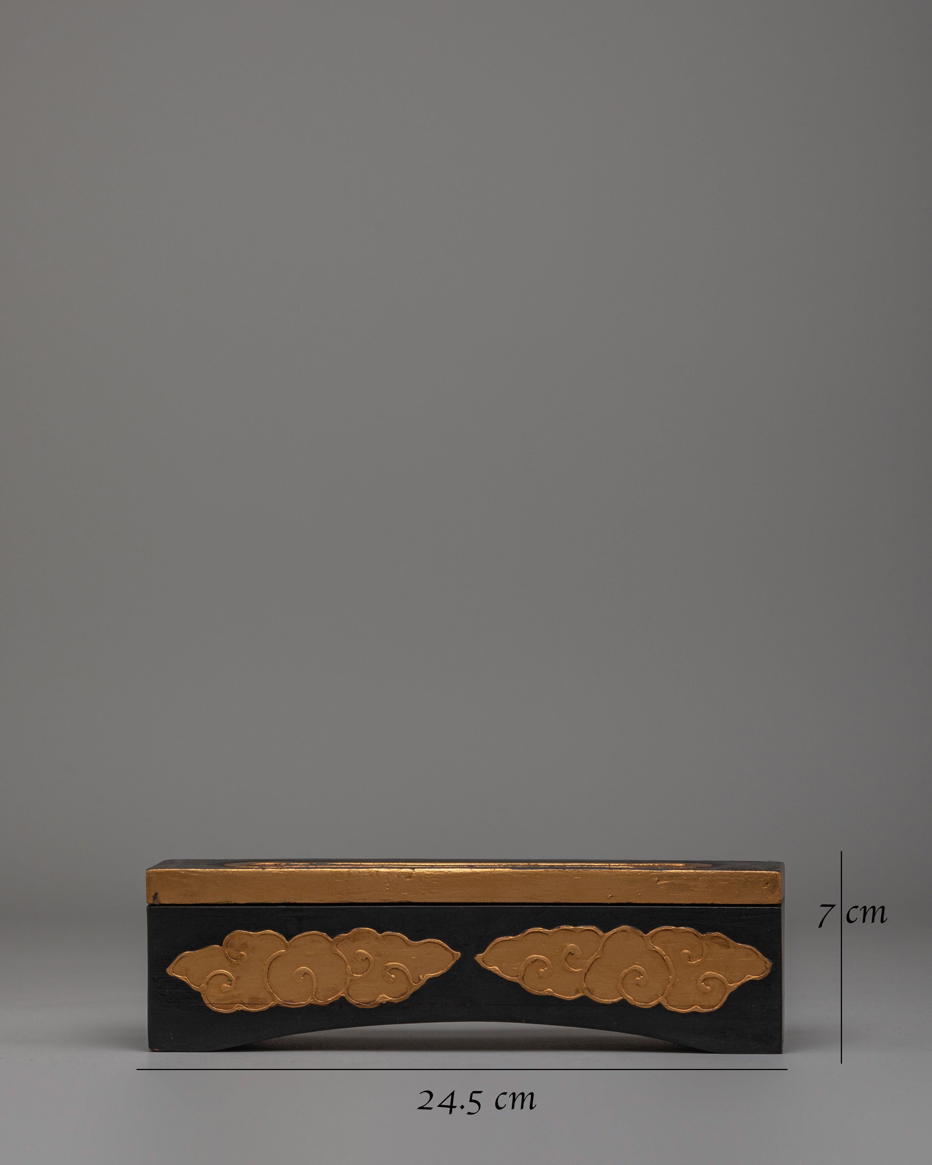 Buddhist Wooden Incense Burner | Spiritual Altar Decor