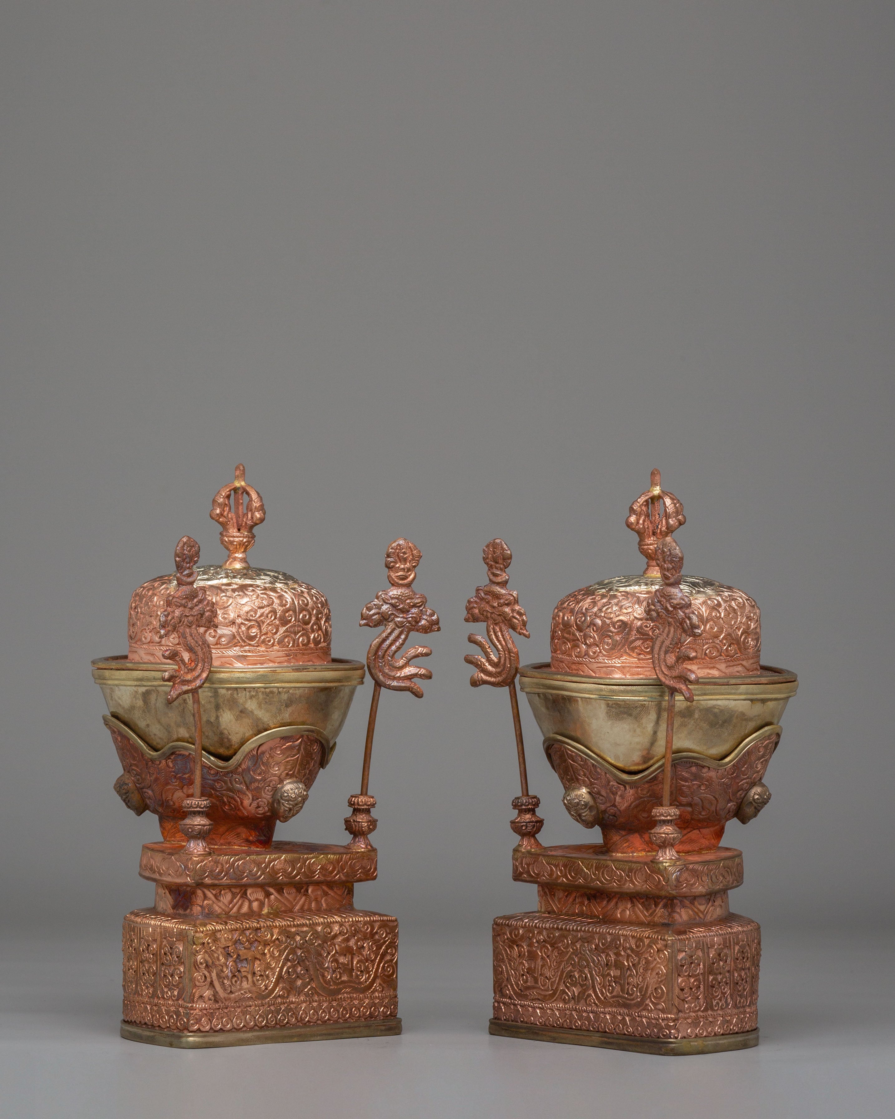 Handmade Kapala Set for Ritual | Tantric Offering Vessel