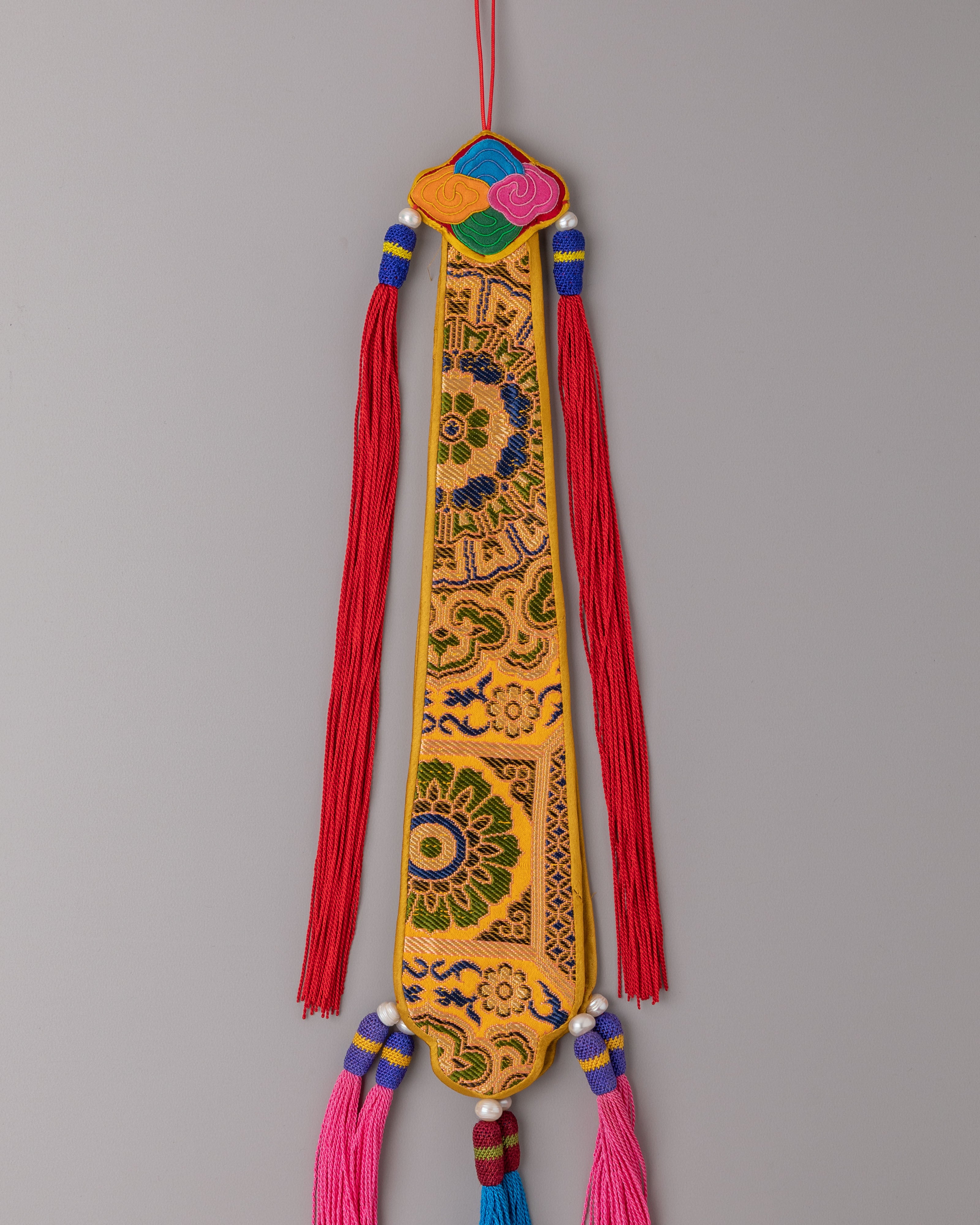 Damaru Tail for Spiritual Practice | Sacred Ritual Tool for Meditation and Sound Healing