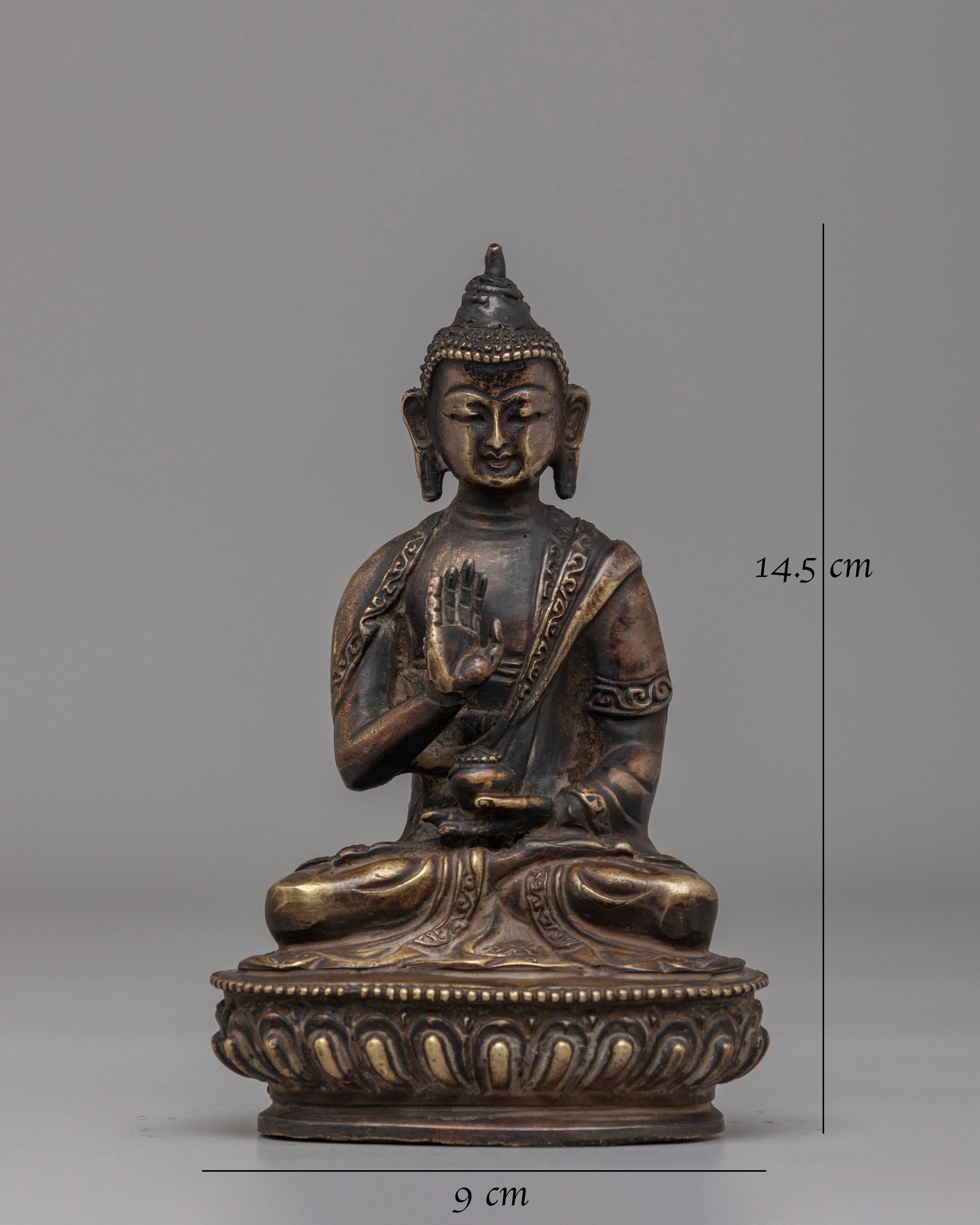 Amogasiddhi Buddha Statue for Protection | Symbol of Spiritual Growth