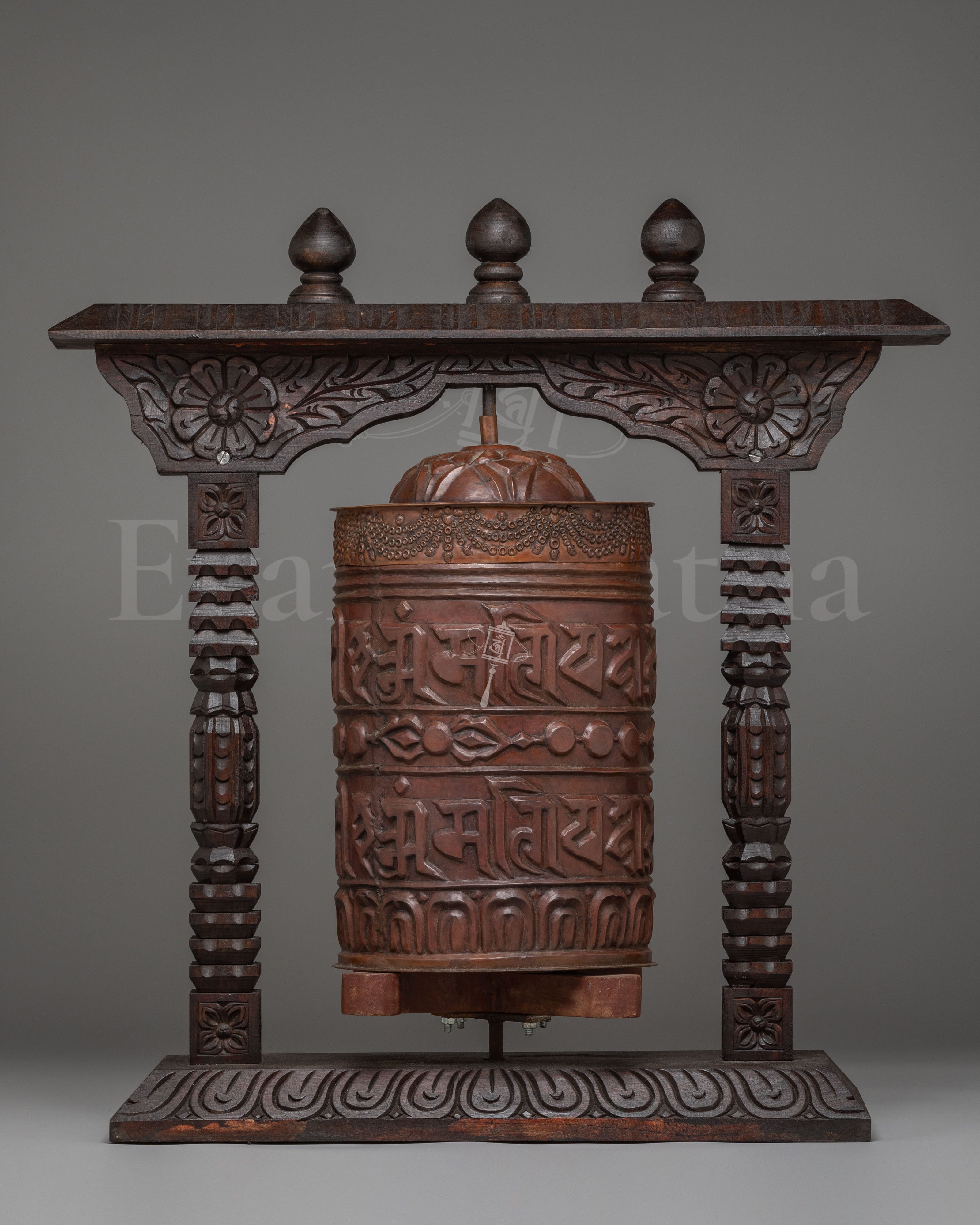 Prayer Wheel with Mantra