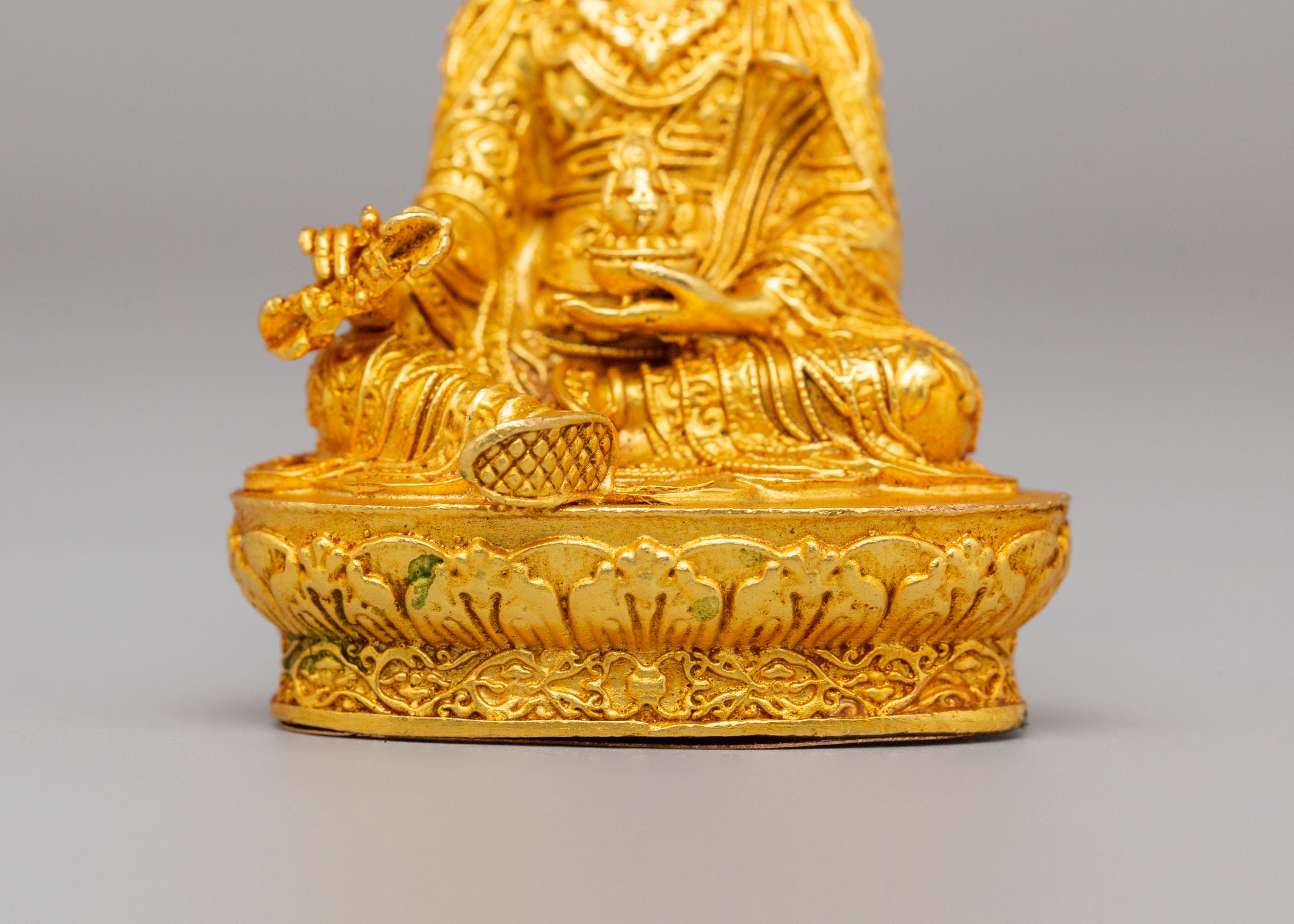 Tibetan Buddha Dharma Sangha Statue | Shakyamuni, Chenrezig & Guru Rinpoche Figurine