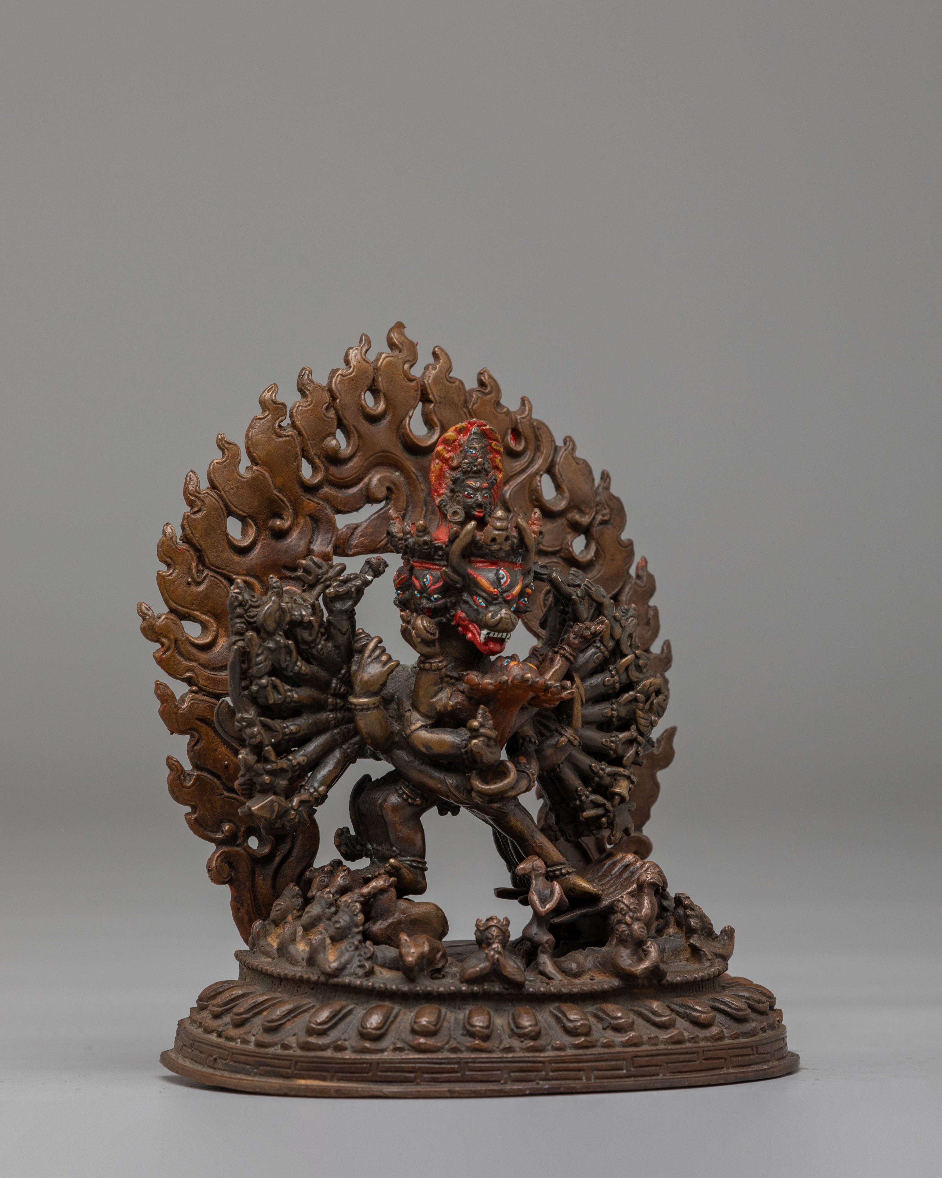 Sacred Yamantaka Statue | Wrathful Protector Deity