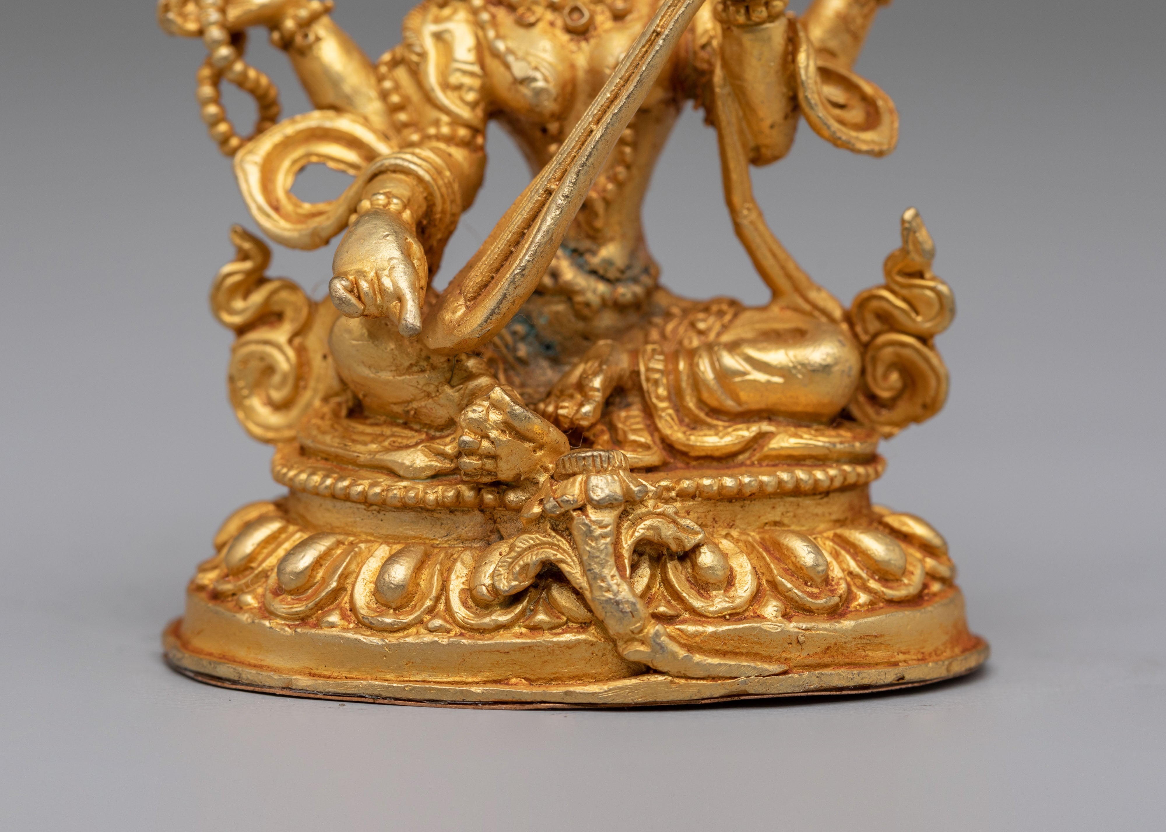 Handcrafted Saraswati Altar Statue | Goddess of Wisdom Decor