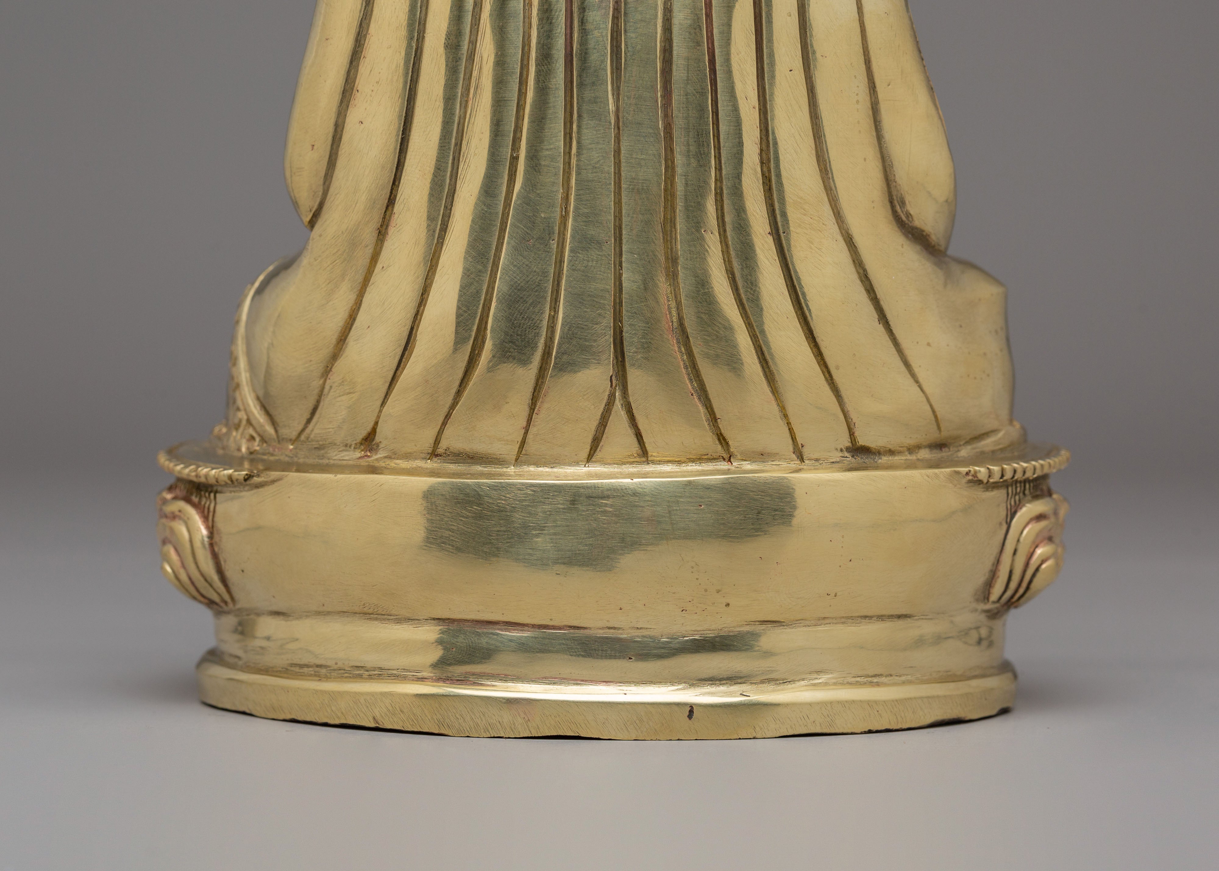 Handcrafted Sacred Guru Shapdum Statue | Spiritual Buddhist Art