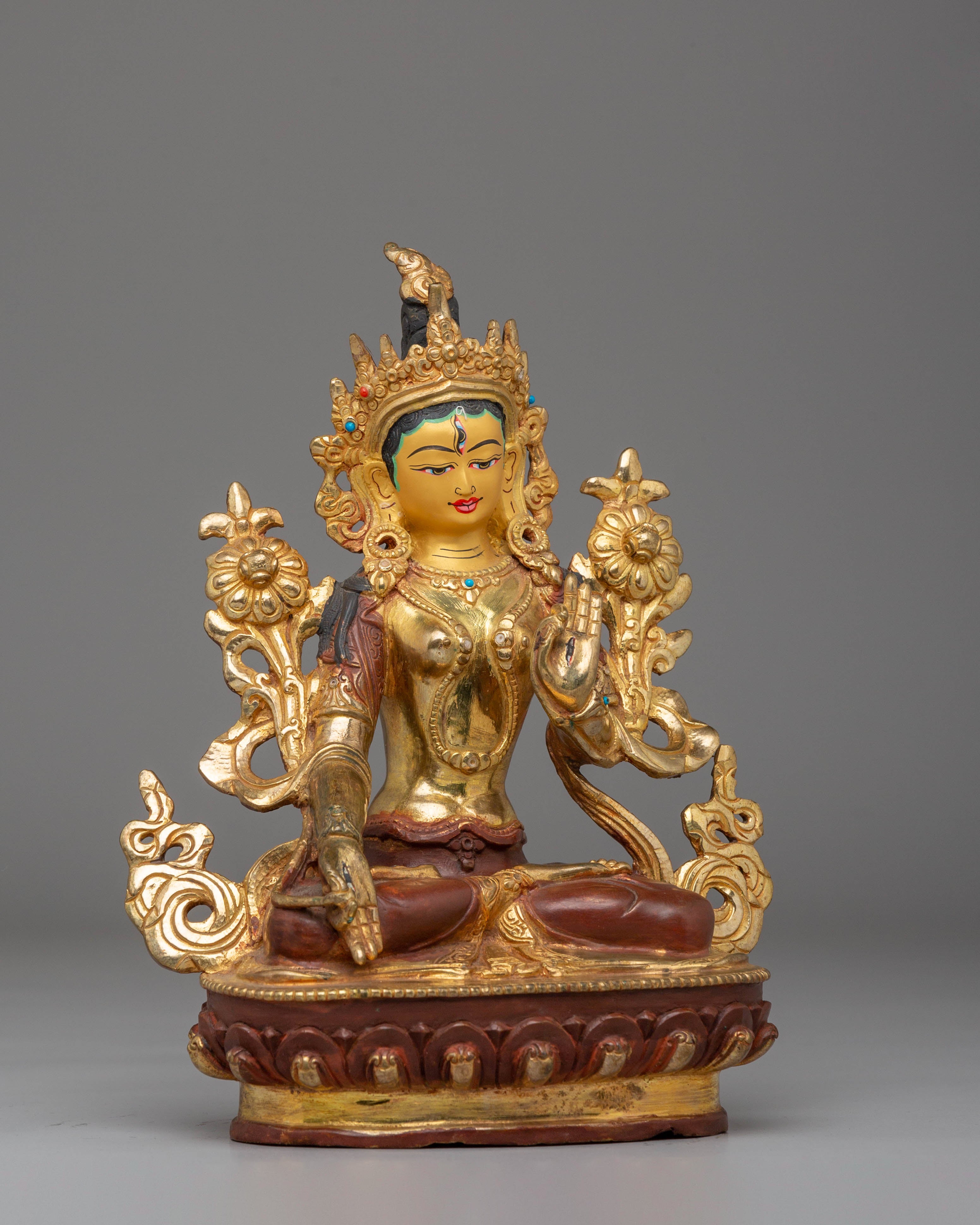 Handmade Statue of White Tara | Mother of Liberation