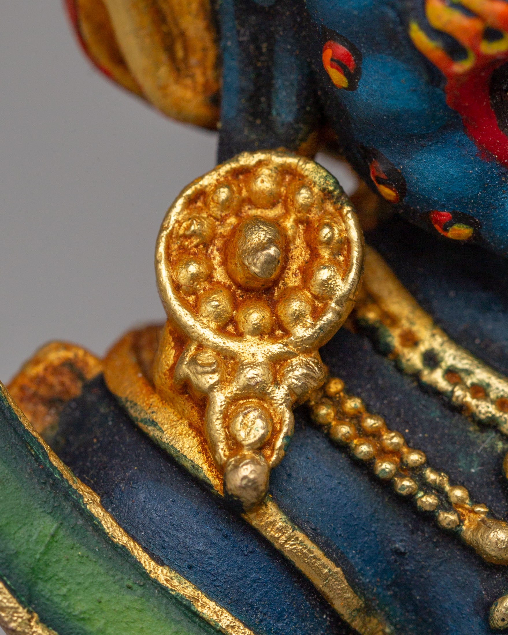 Sacred Sakya Mahakala Statue | Tibetan Protector Deity Statue