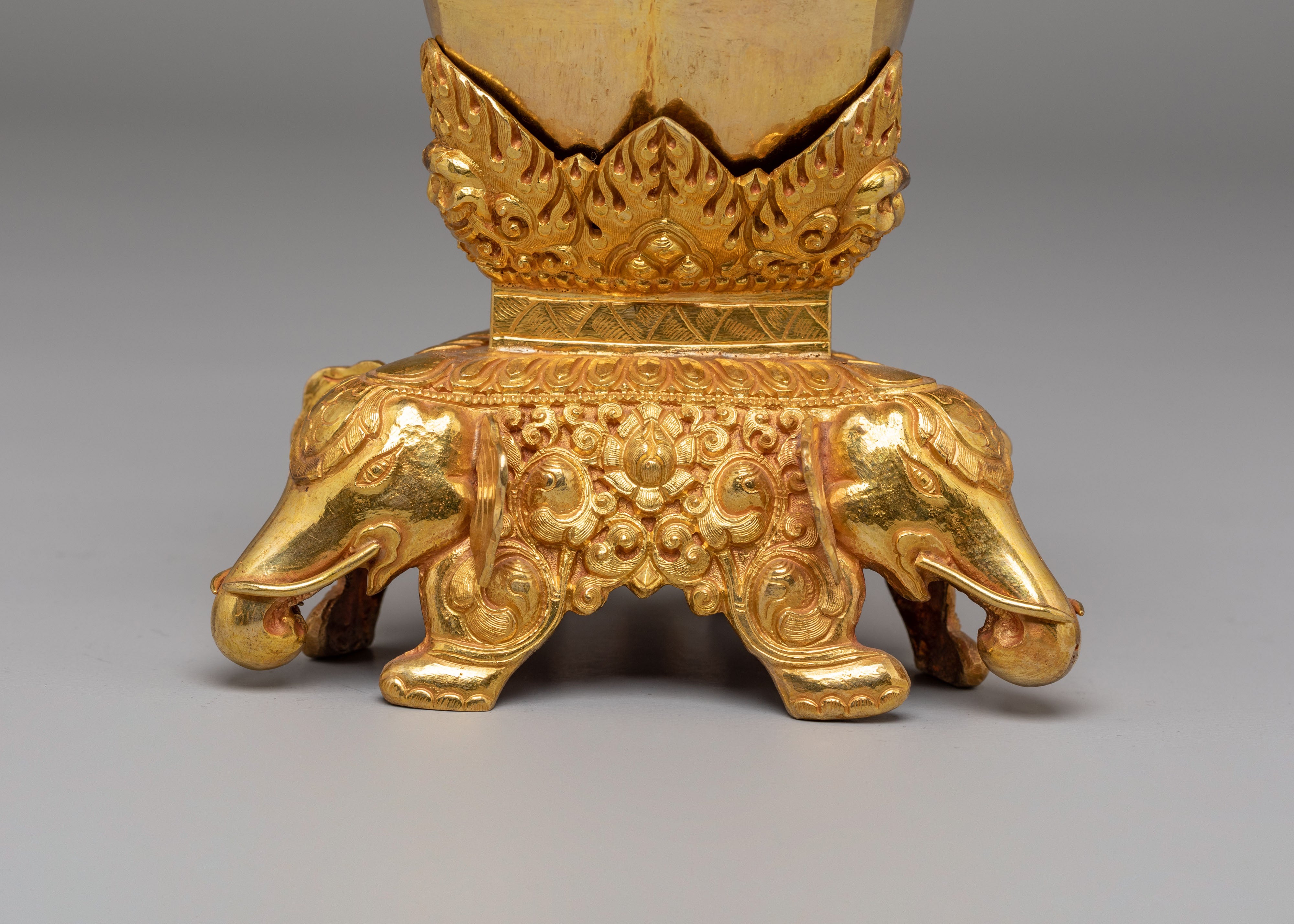 Traditional Kapala Offering Set | Handcrafted Ritual Skull Cup