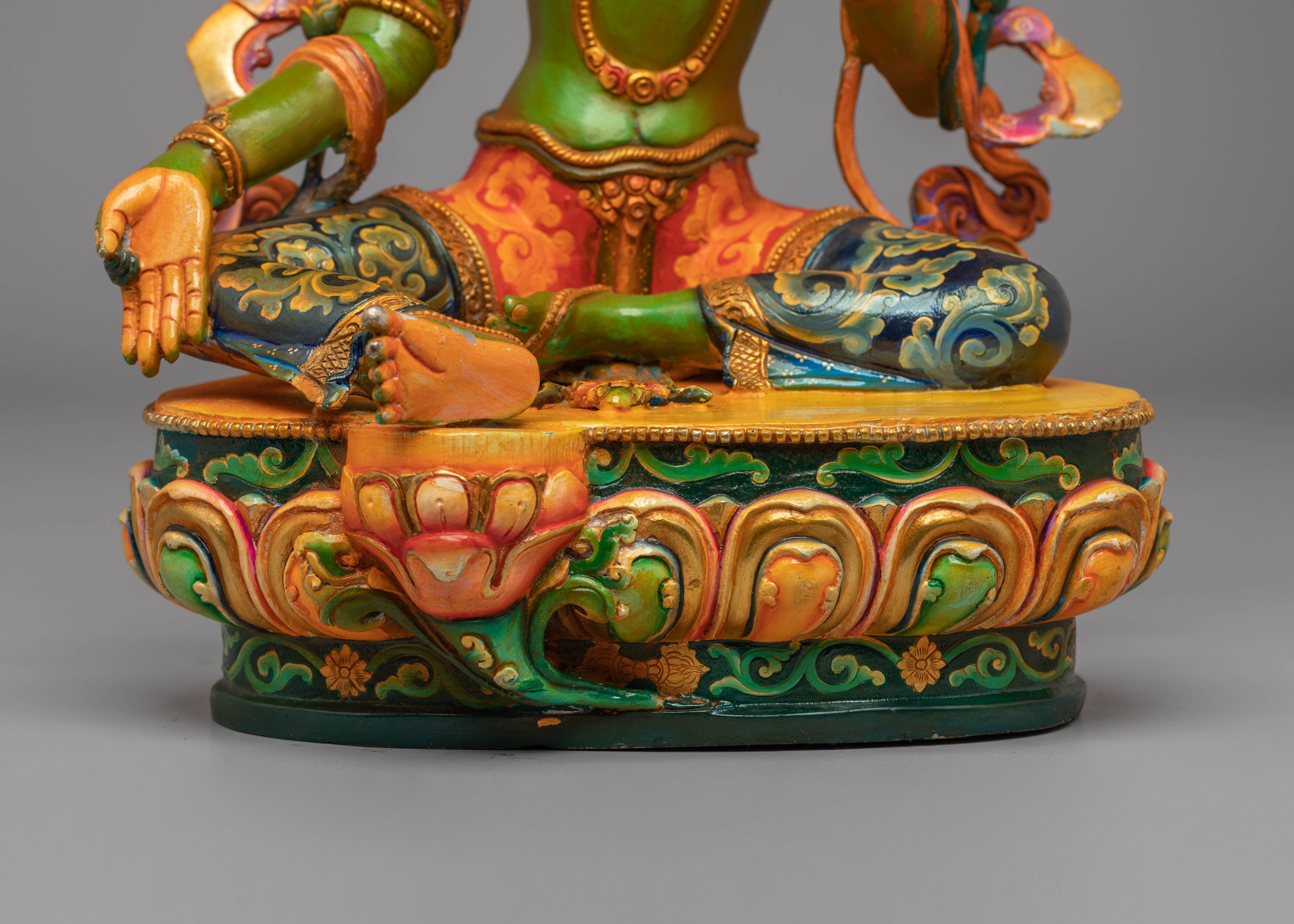 Shyama Tara Statue Mother of All Buddhas | Sacred Tibetan Art for Your Altar