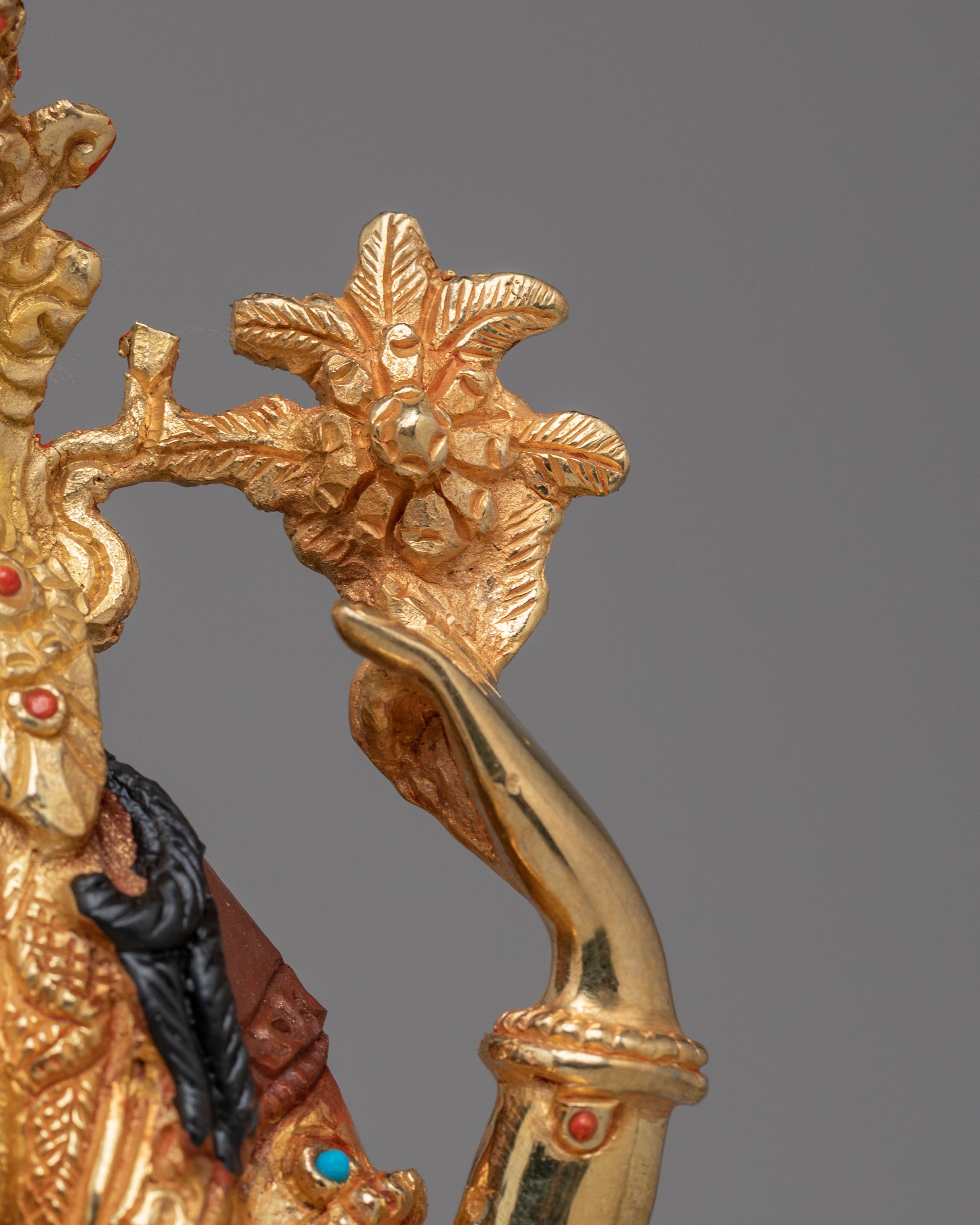 Ceremonial Chenrezig Shrine Sculpture | Tibetan Avalokiteshvara Deity