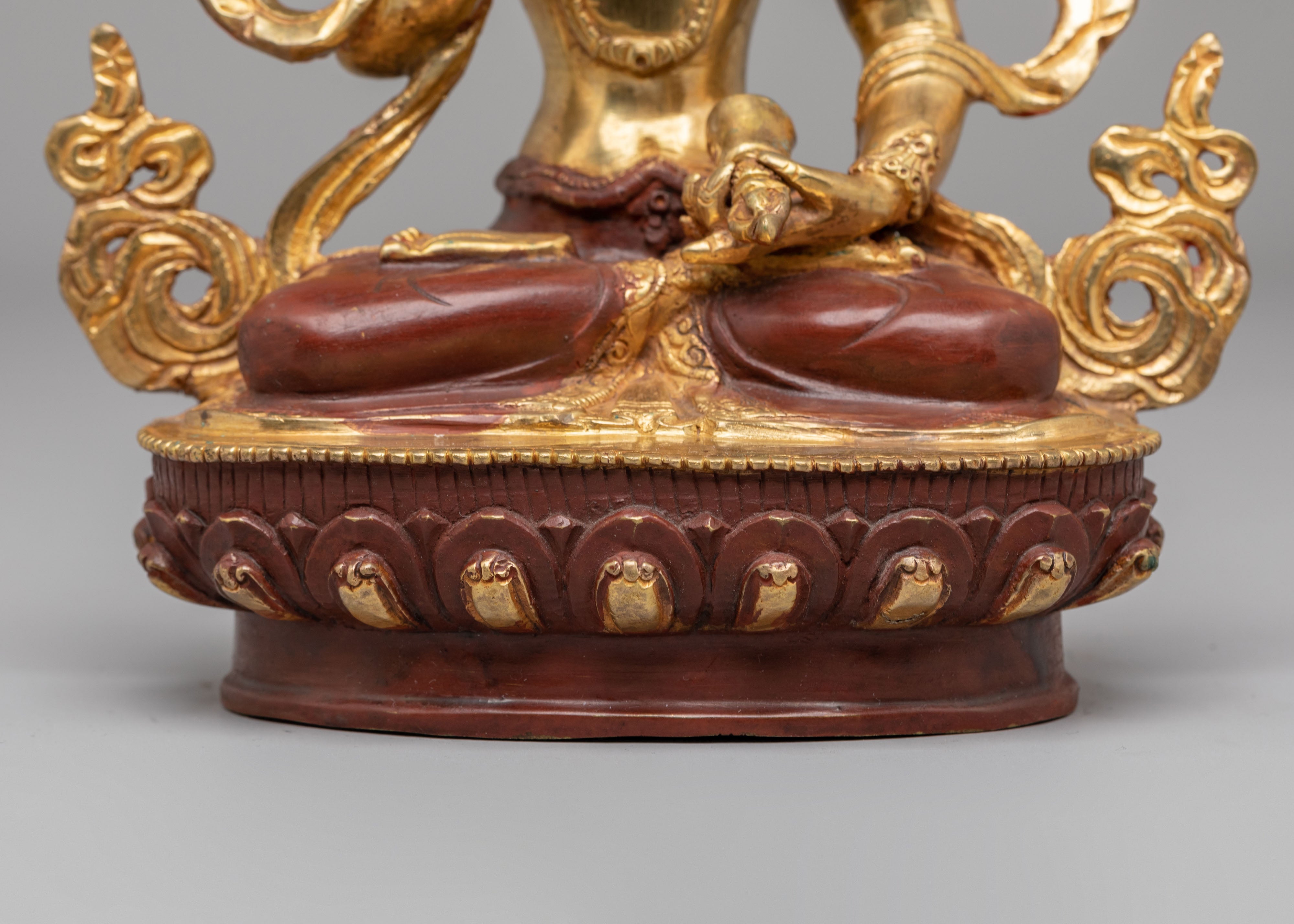 Buddhist Purification Vajrasattva Deity Statue | 24K Gold Plated Vajrasattva