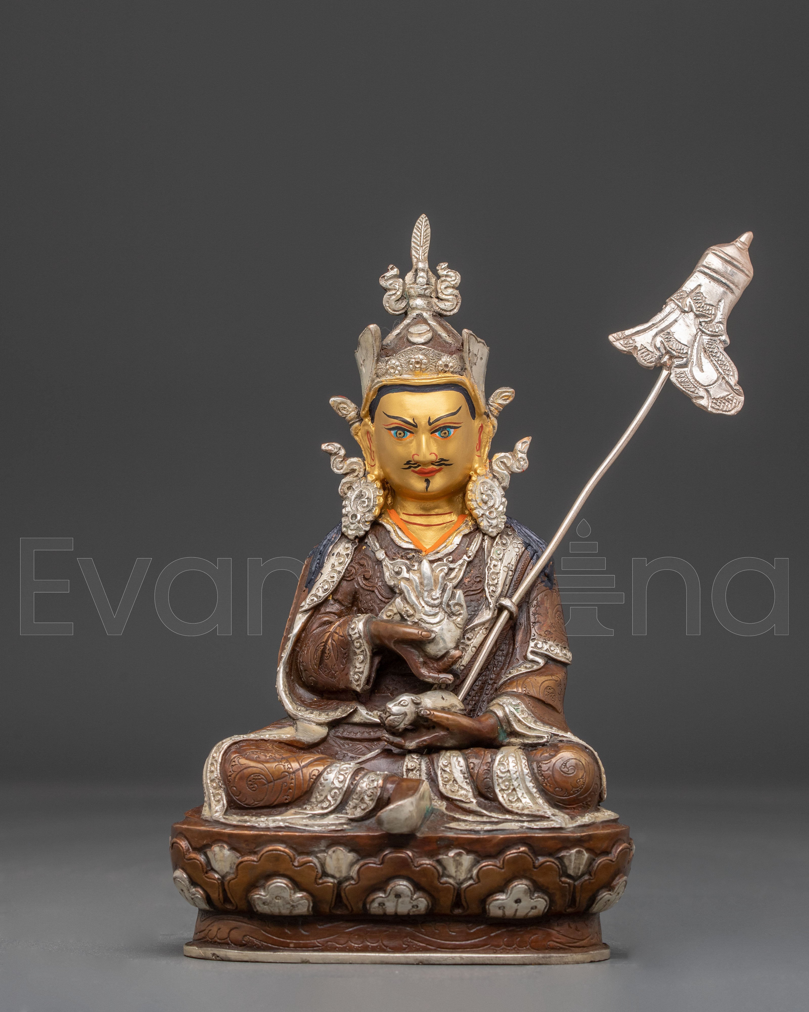 Tibetan Guru Orgyen Norla Statue