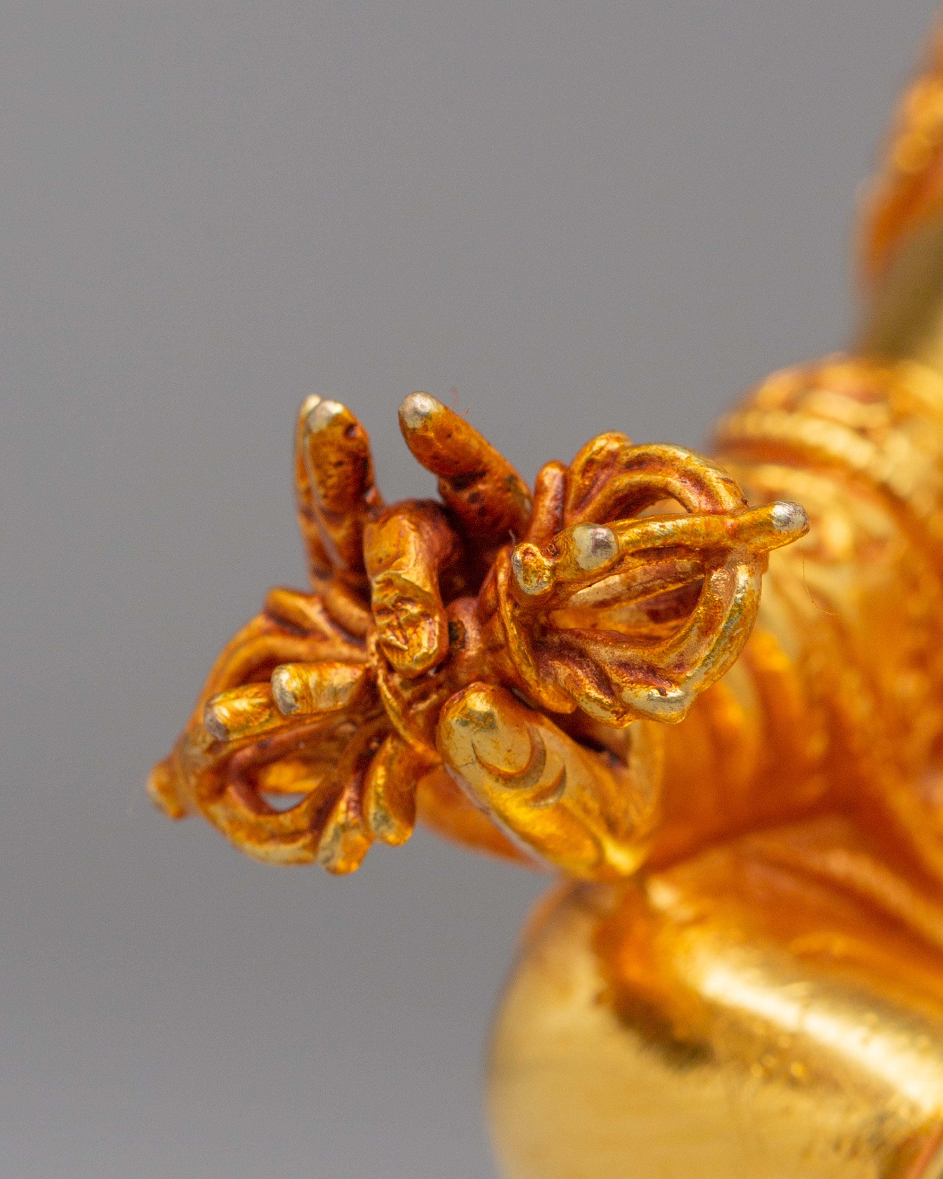 Spiritual Ritual Guru Rinpoche Statue | Tibetan Deity Sculpture