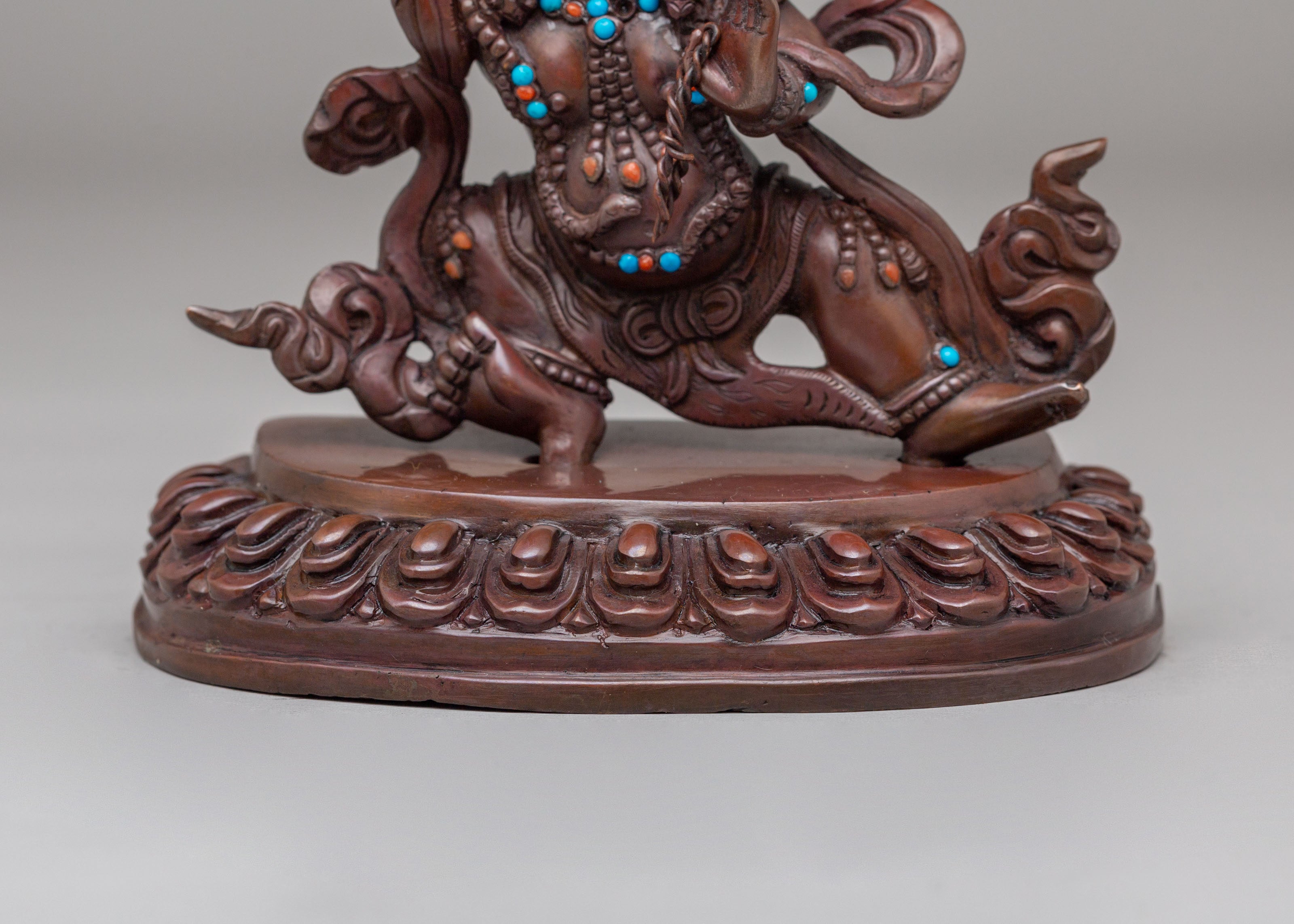 Tibetan Vajrapani Deity Statue | Handcrafted Artwork for Spiritual Protection