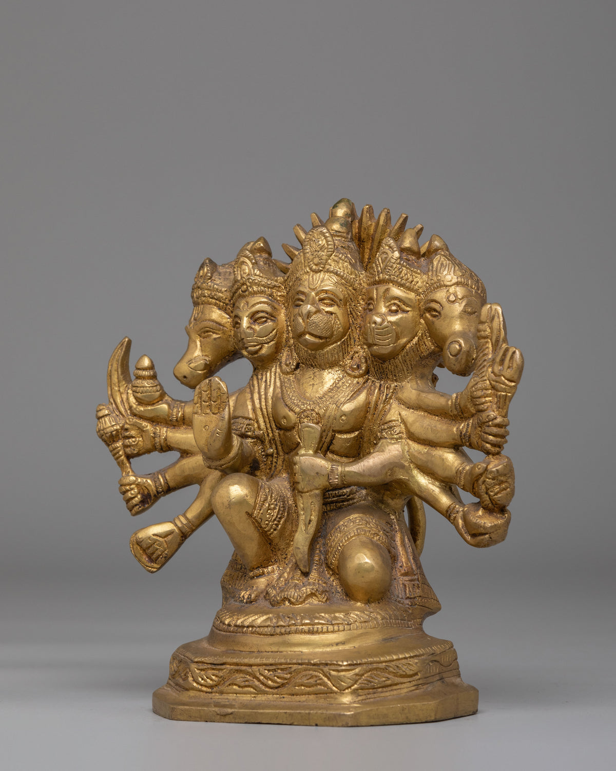 Sacred Traditional Hanuman Statue | Lord Hanuman Brass Idol