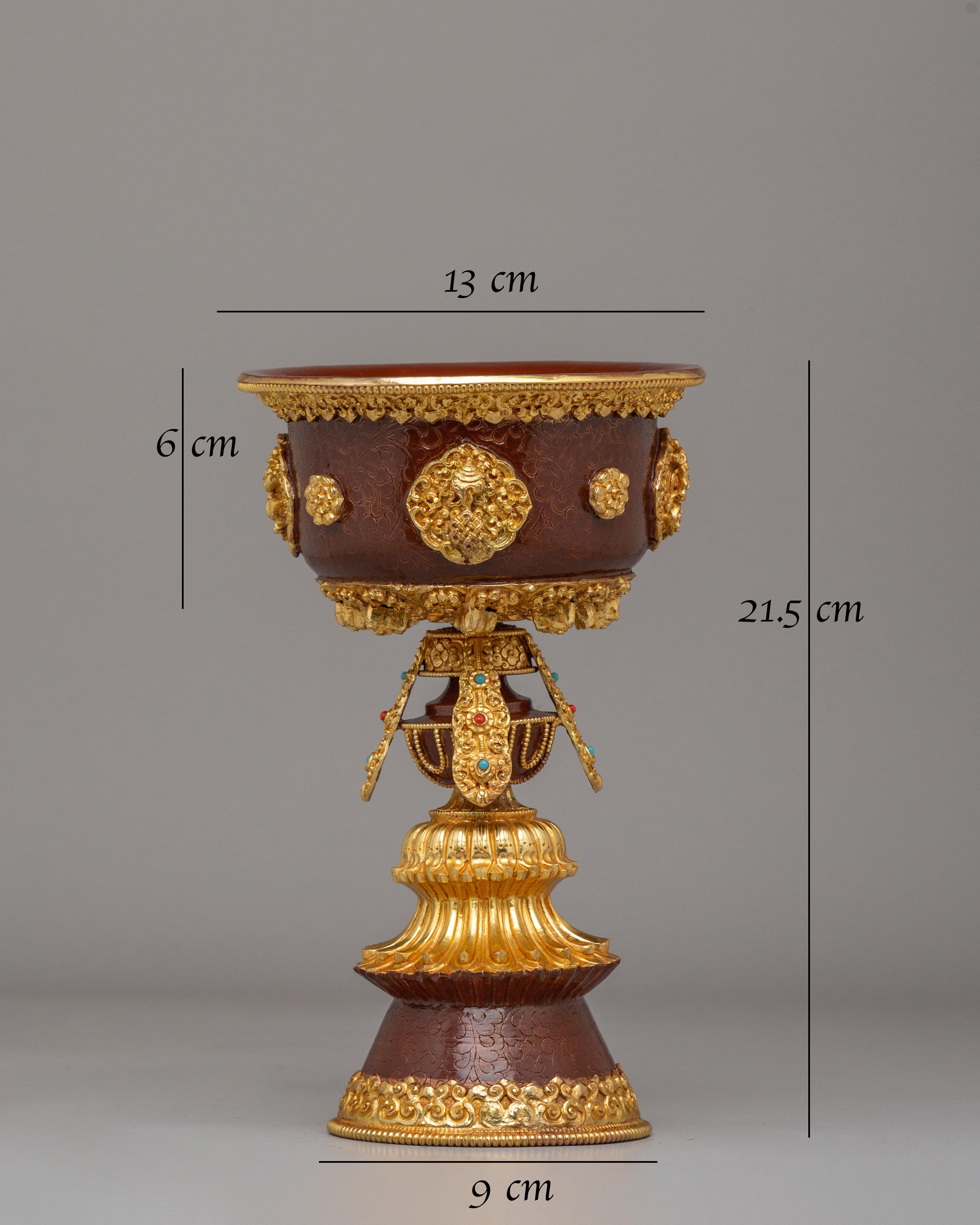 Himalayan Butter Lamp for Ritual | Tibetan Buddhist Light Offering
