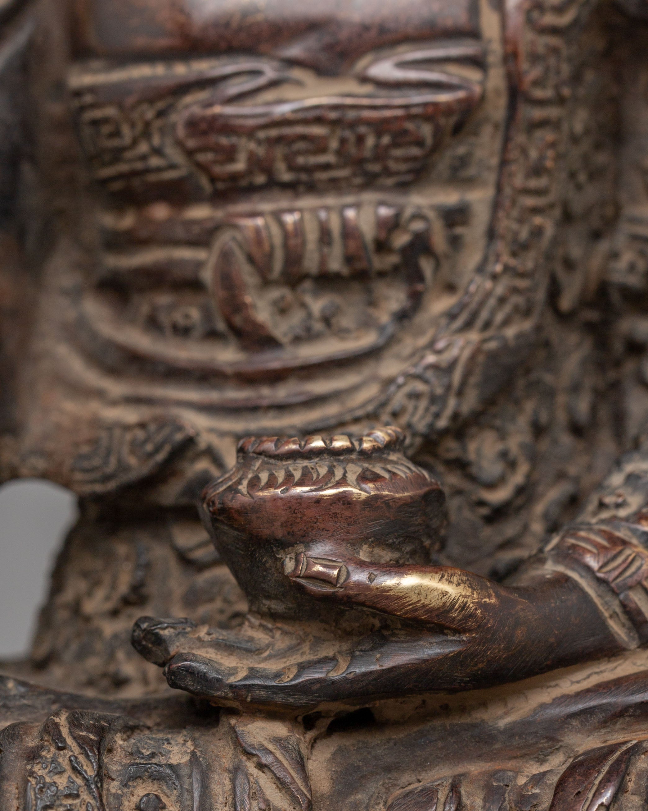 Handmade Tibetan Shakyamuni Buddha Statue | Himalayan Art