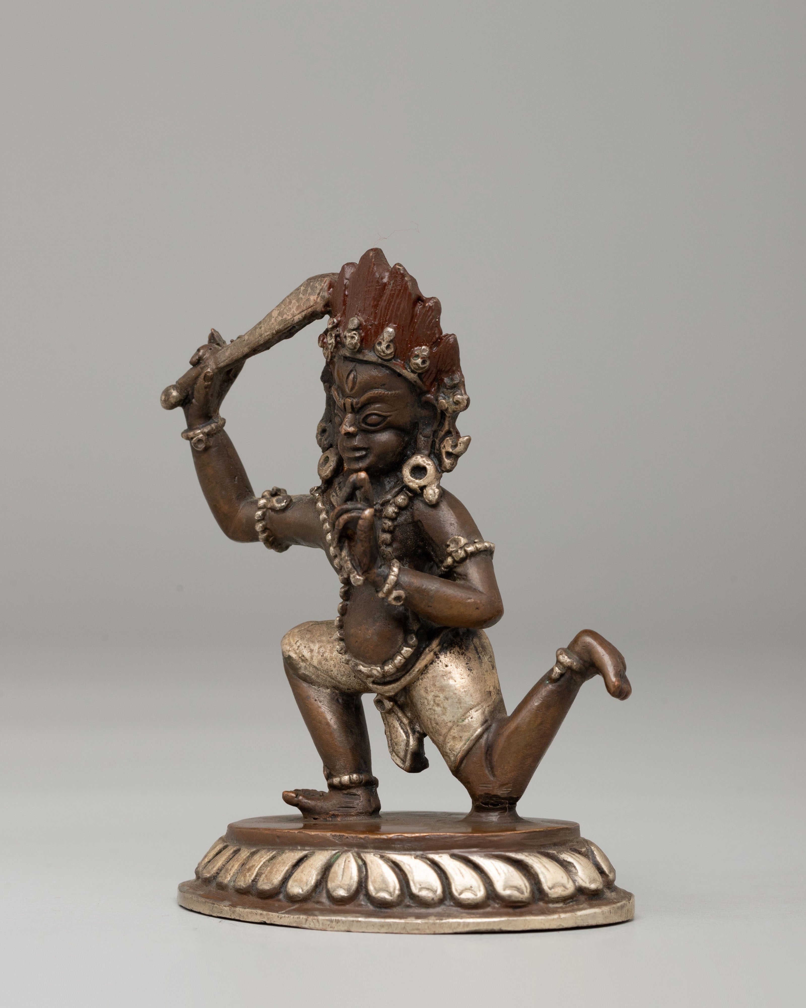 Dharma Protector Achala Statue | Wrathful Deity Figurine
