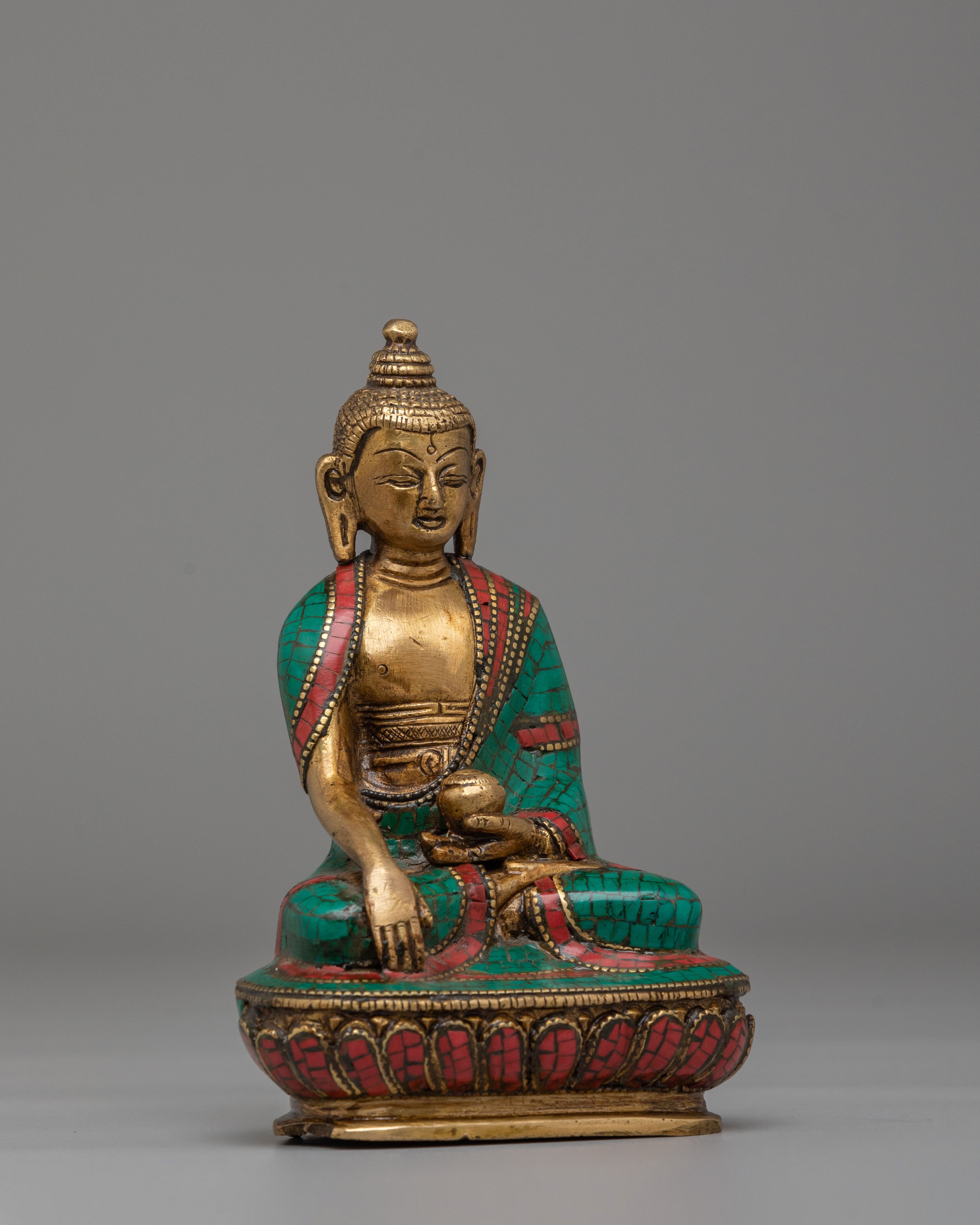 Handmade Shakyamuni Buddha Tibetan Statue | Tibetan Sculpture