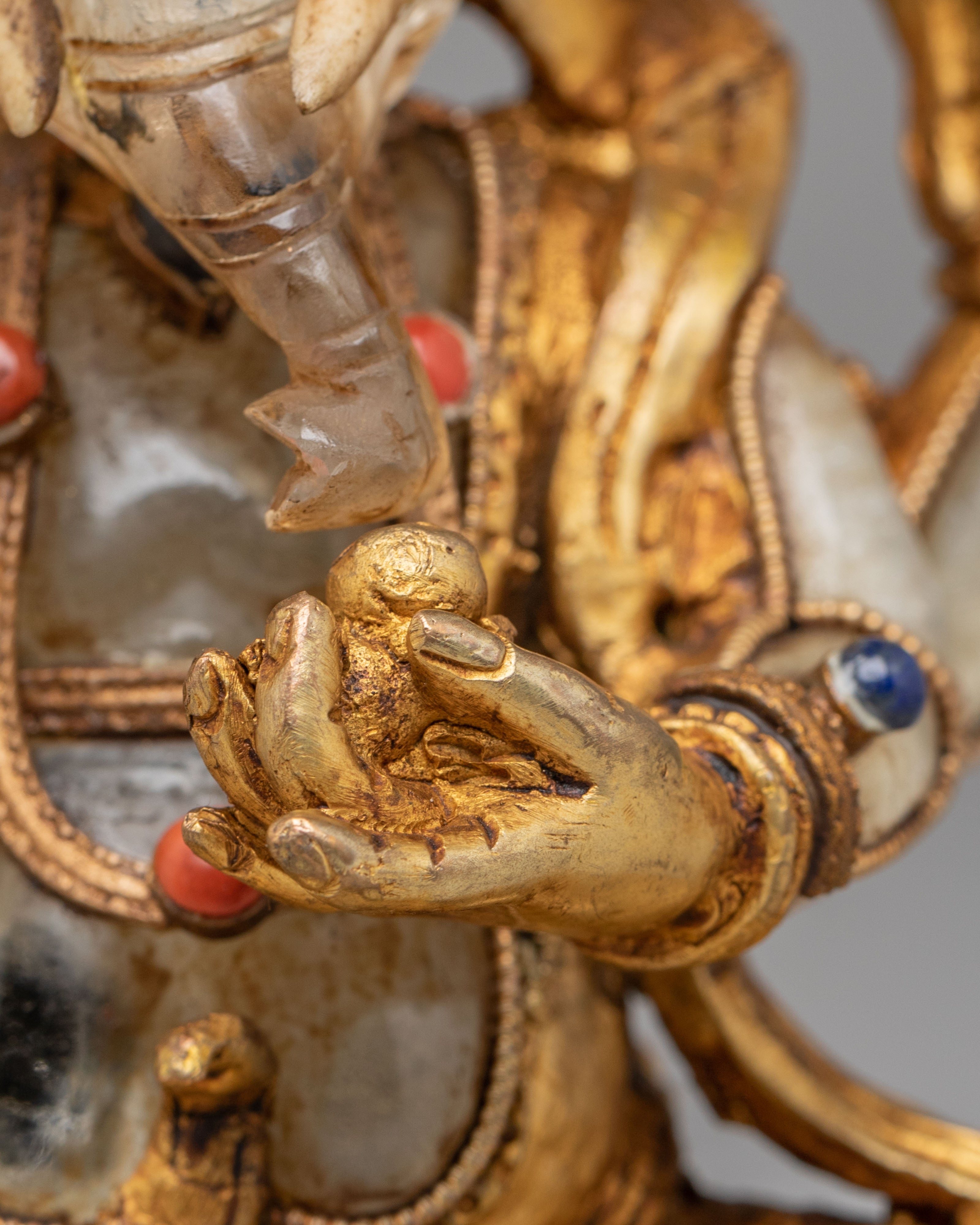 Spiritual Ganesh Deity Sculpture | Handmade Hindu God Figurine
