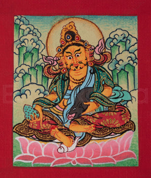 Dzambhala Thangka for Locket 