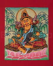 Dzambhala Thangka for Locket 