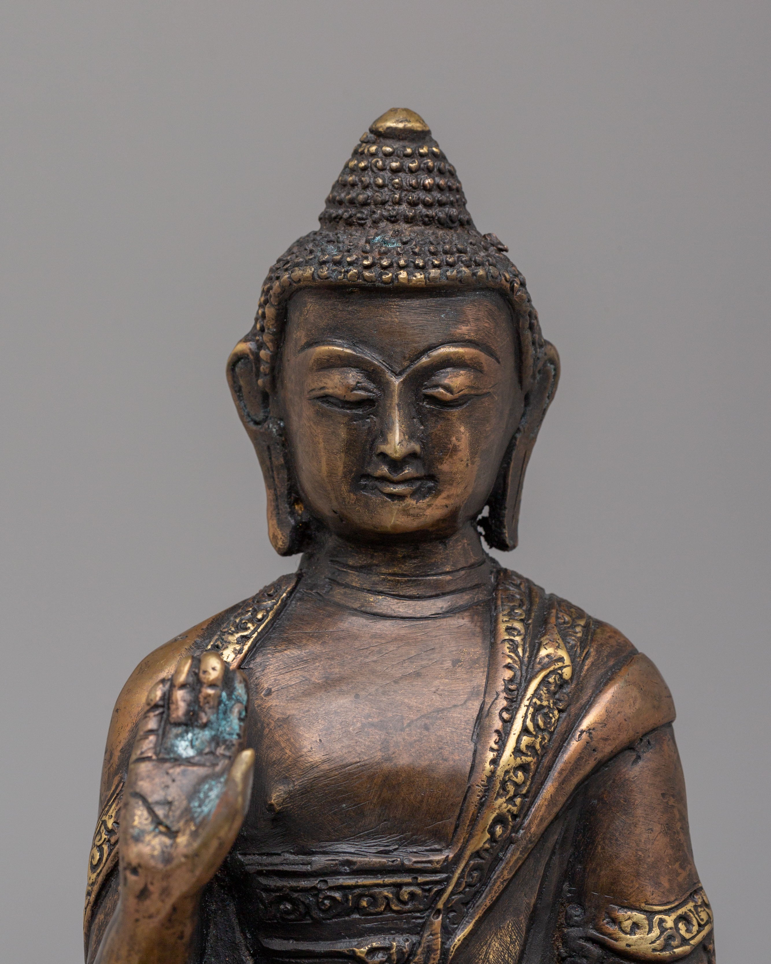 Amogasiddhi Meditation Deity Statue | Himalayan Buddhist Art
