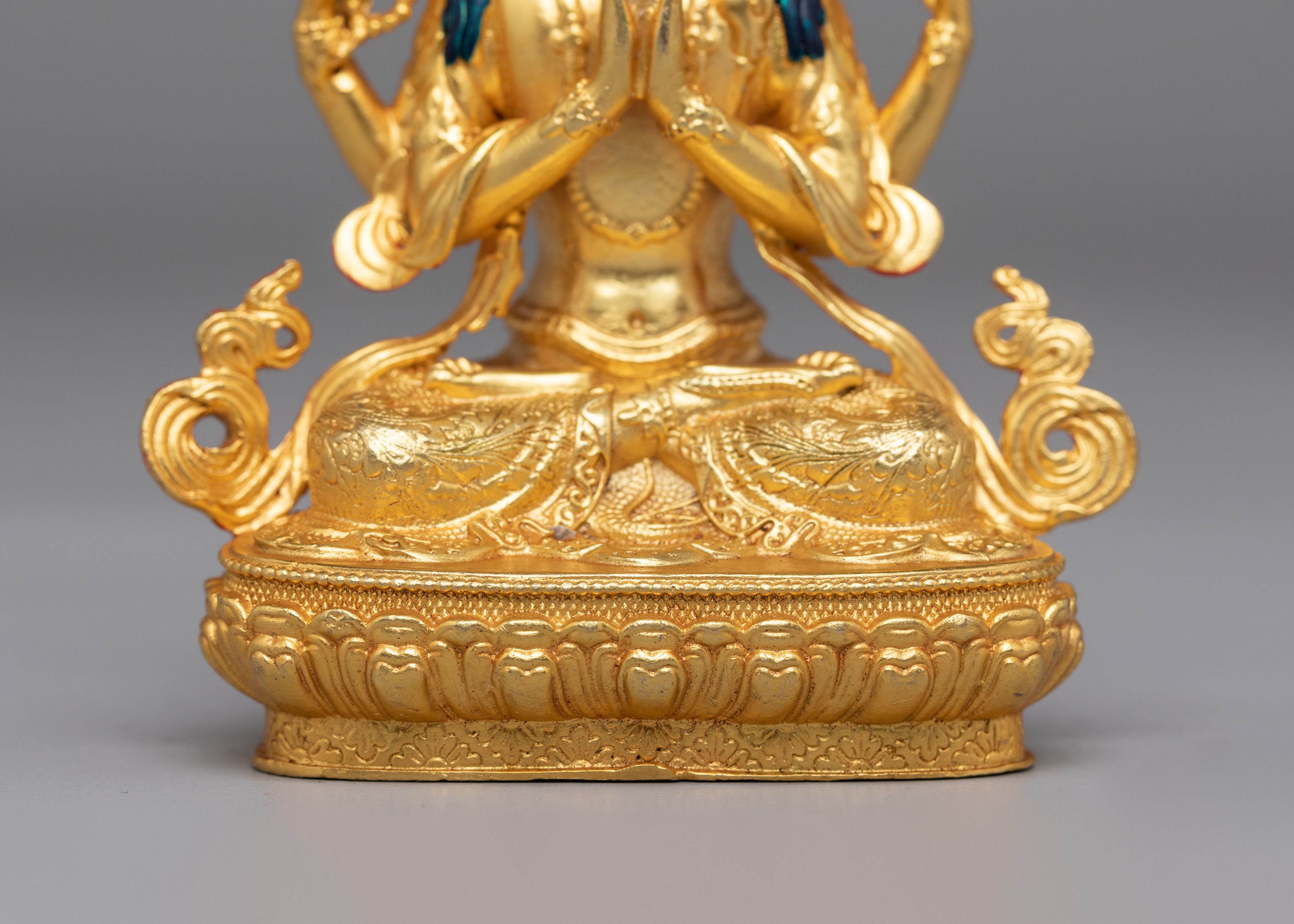 Traditional Chenrezig Compassion Deity Statue | Symbol of Wisdom and Kindness