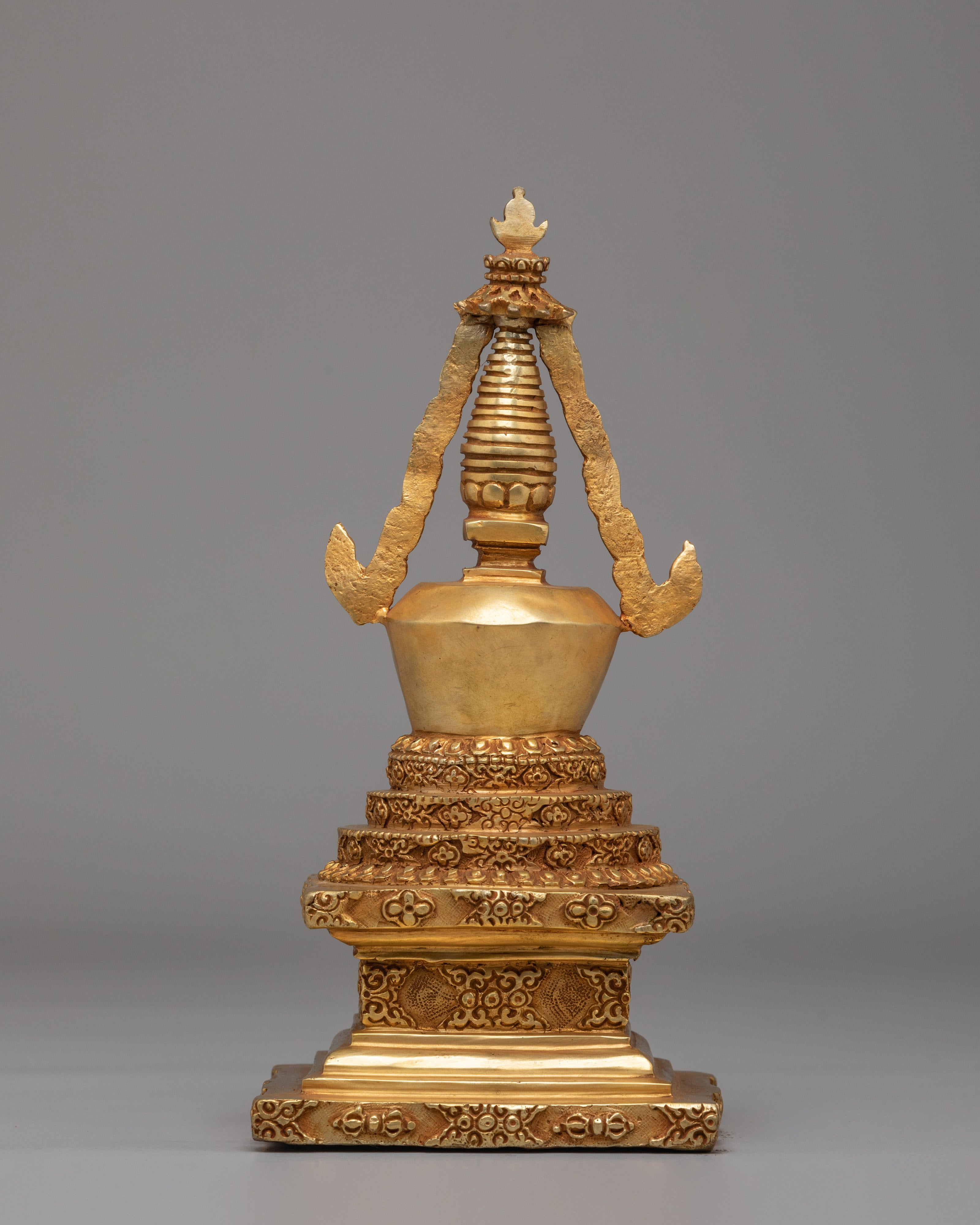 Handmade Stupa for Rituals | Tibetan Buddhist Altar Decor