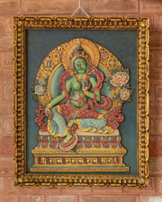 Traditional Green Tara Wall Hanging