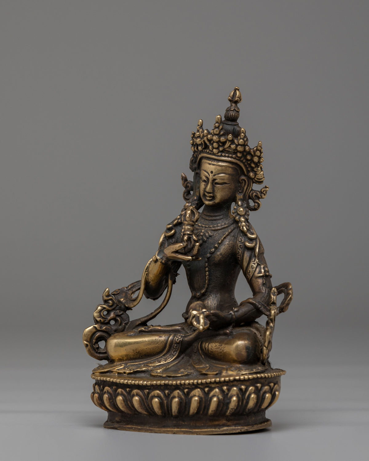 Tibetan Vajrasattva Purification Statue | Handcrafted Buddhist Art