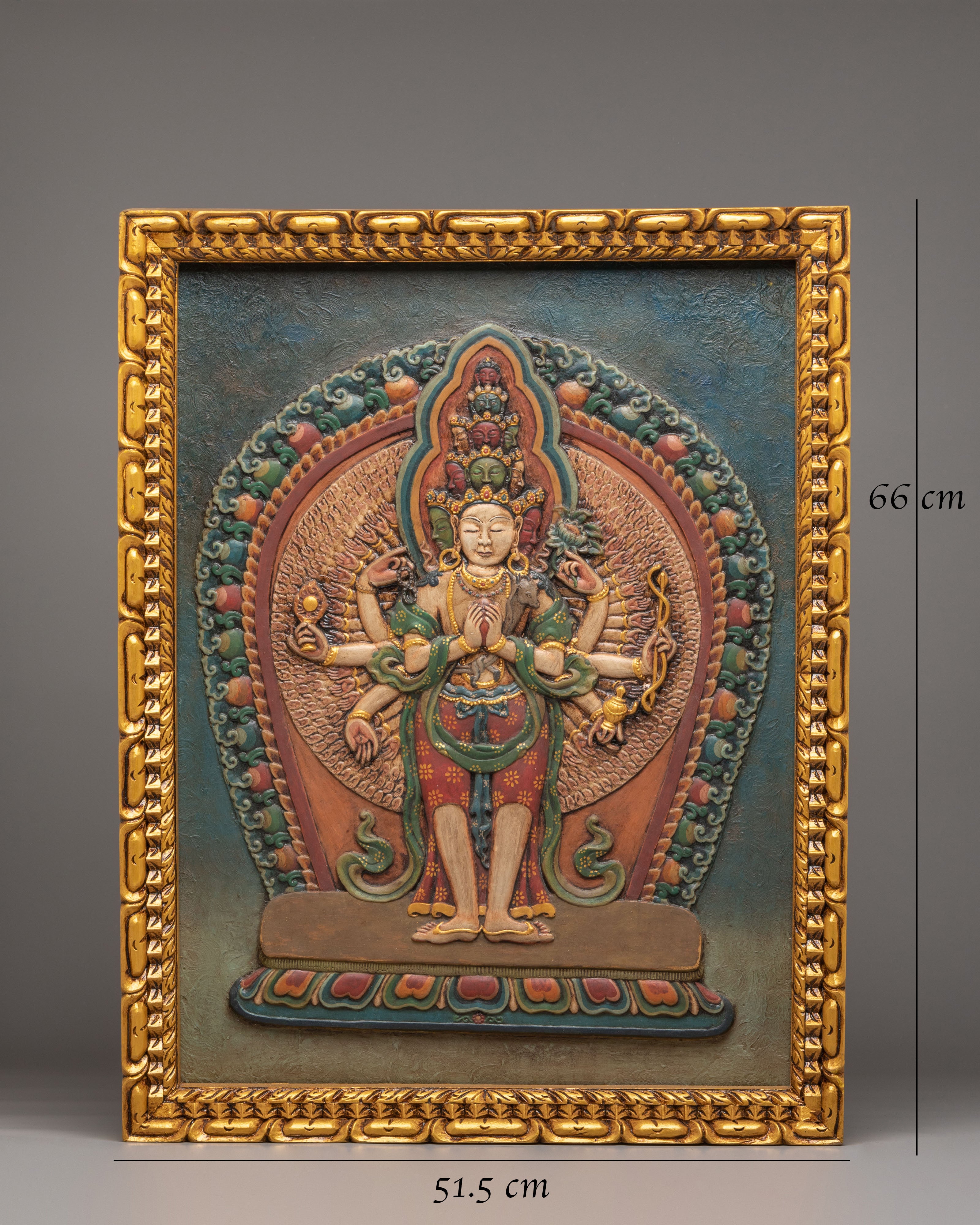 1000-armed Chenrezig Wall Hanging | Traditional Tibetan Artwork