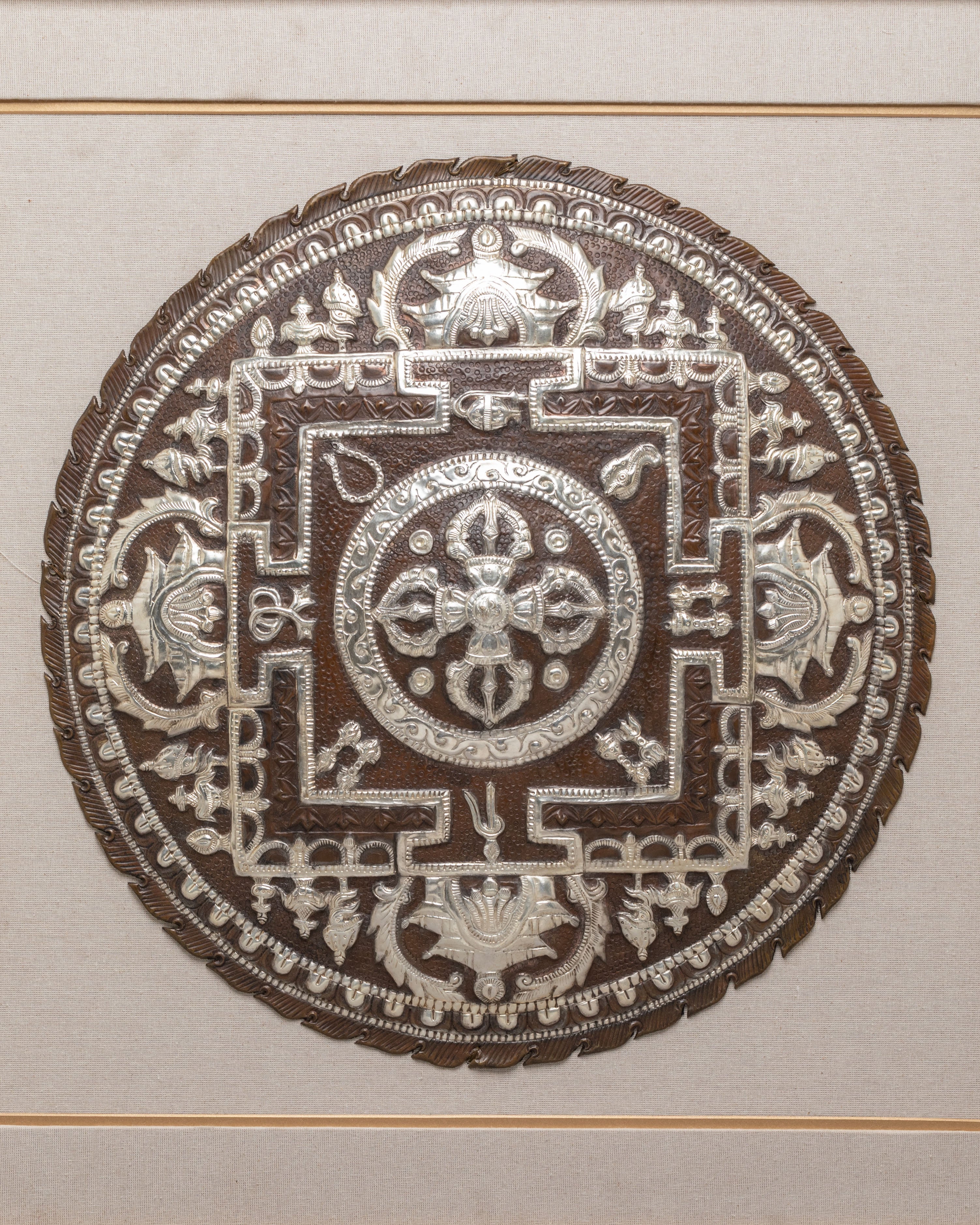 Traditional Altar Mandala Wall Hanging | Tibetan Decor for Meditation