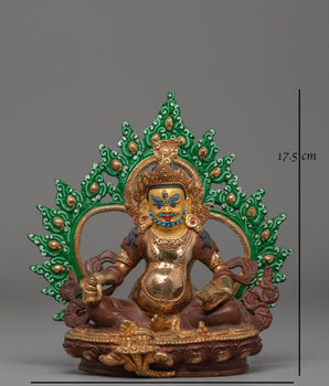 Handcrafted Copper Dzambhala Figurine
