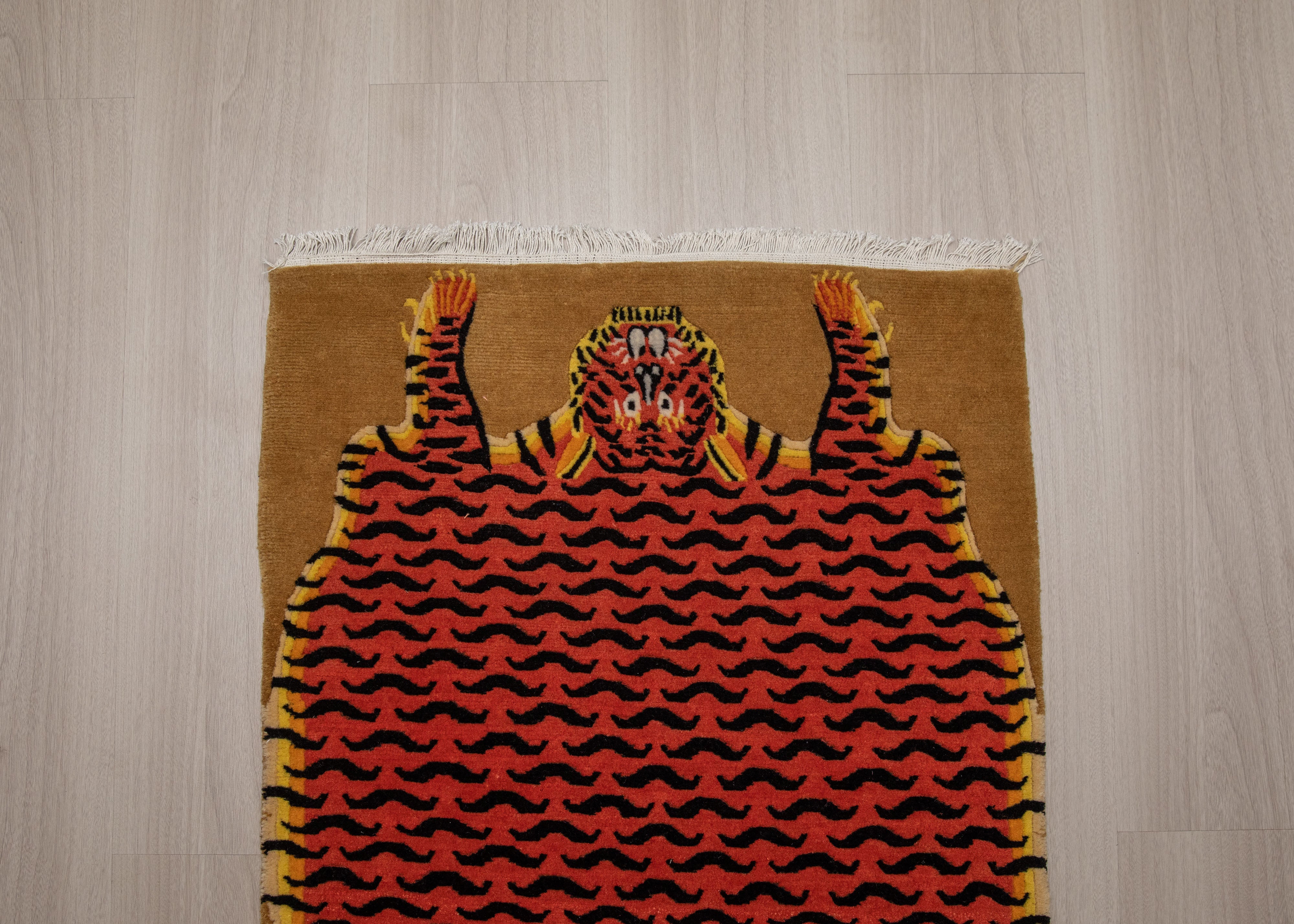 Traditional Wool Rug | Spiritual Artwork for Meditation