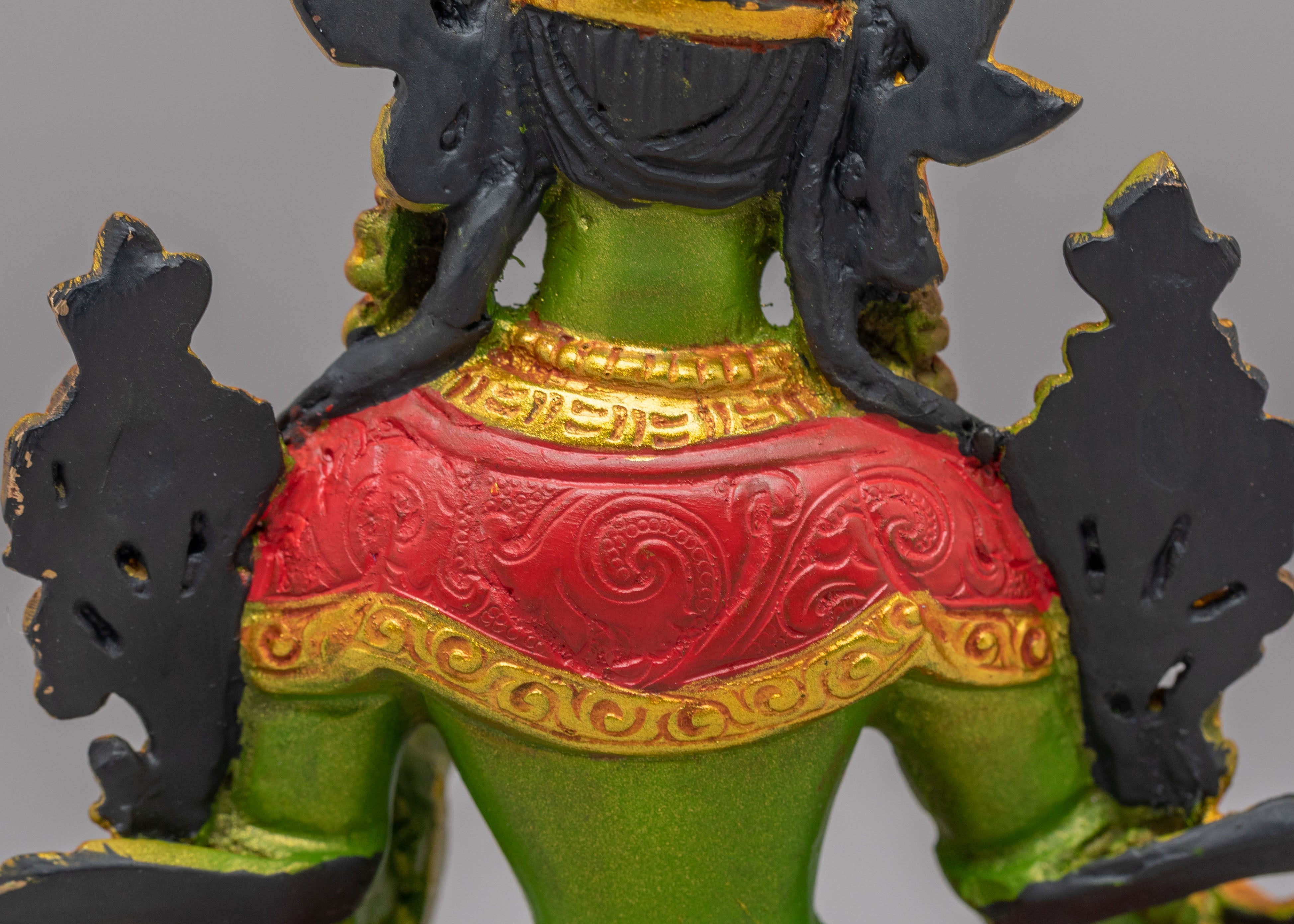 Divine Green Tara Goddess Sculpture | Handcrafted Statue for Spiritual Blessings