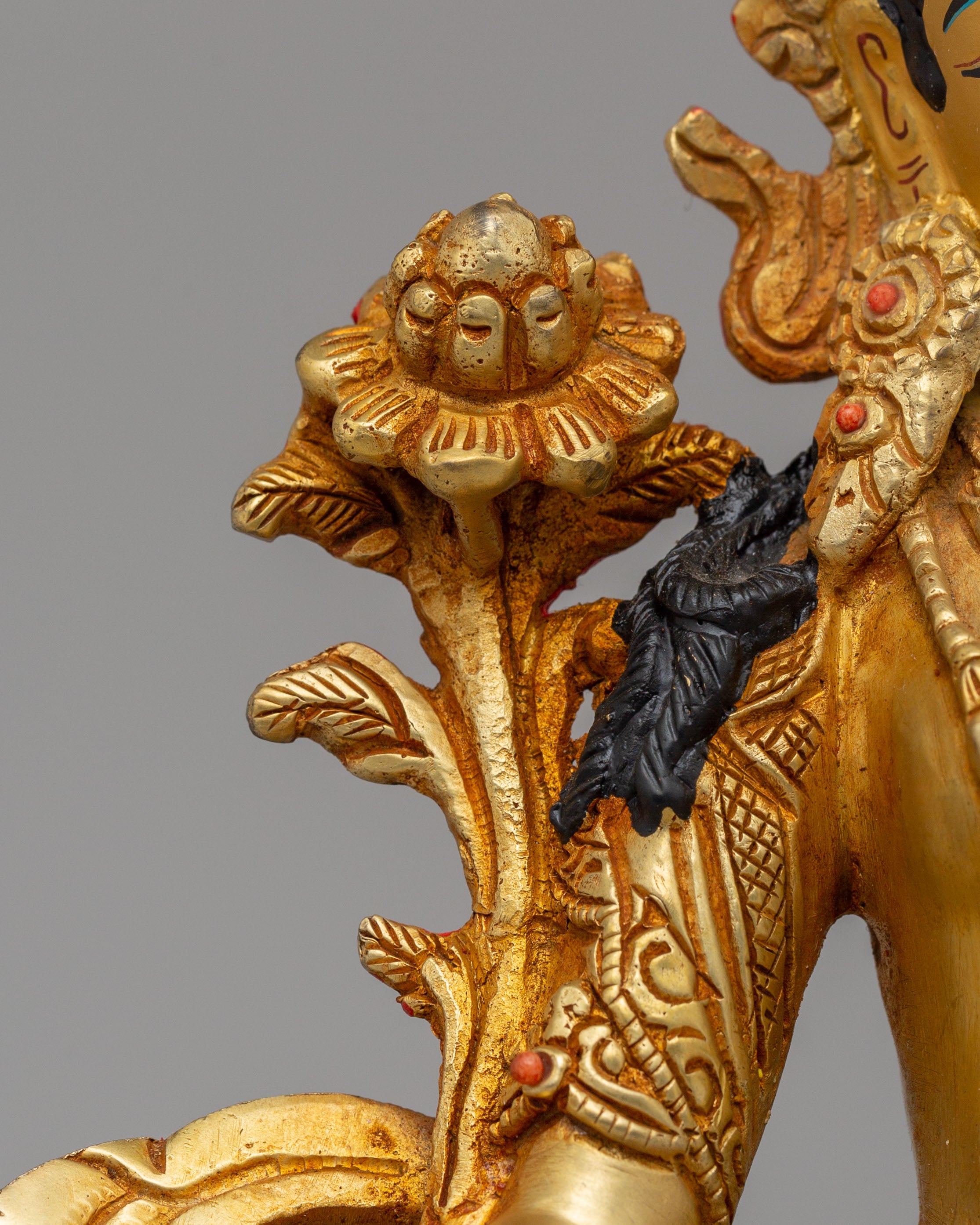 Himalayan Green Tara Statue for Altar | Symbol of Compassion & Protection