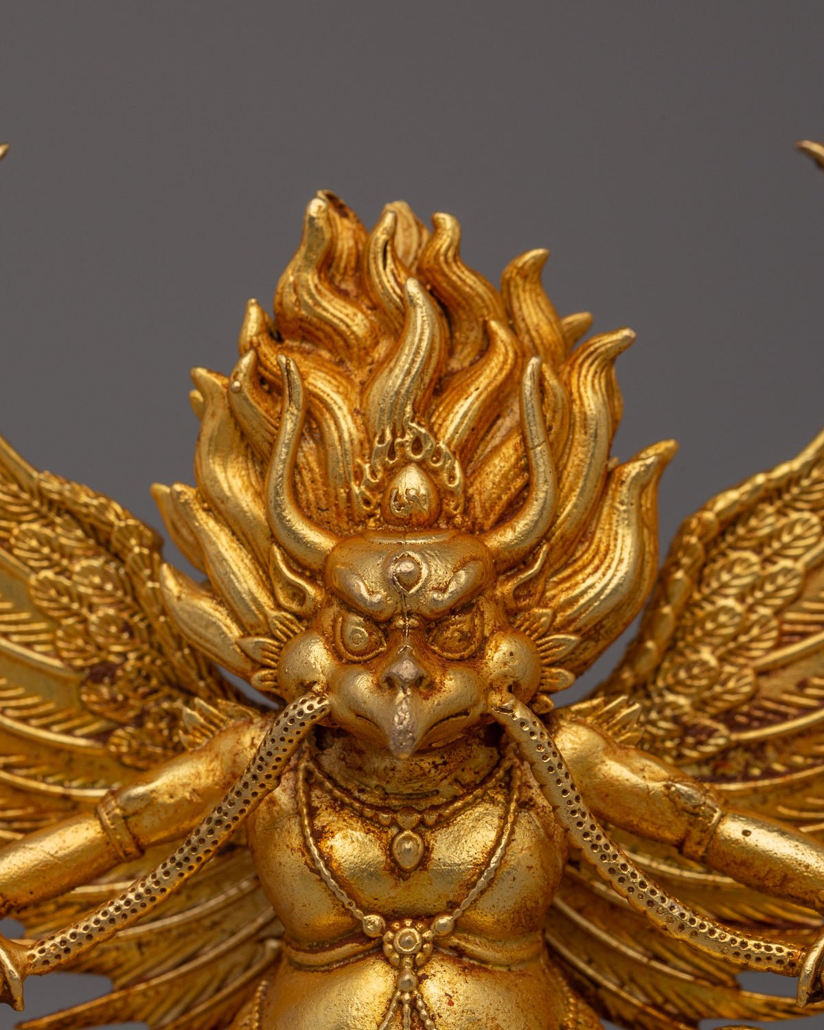 Garuda Handcrafted Buddhist Statue | The Supreme Protector Deity