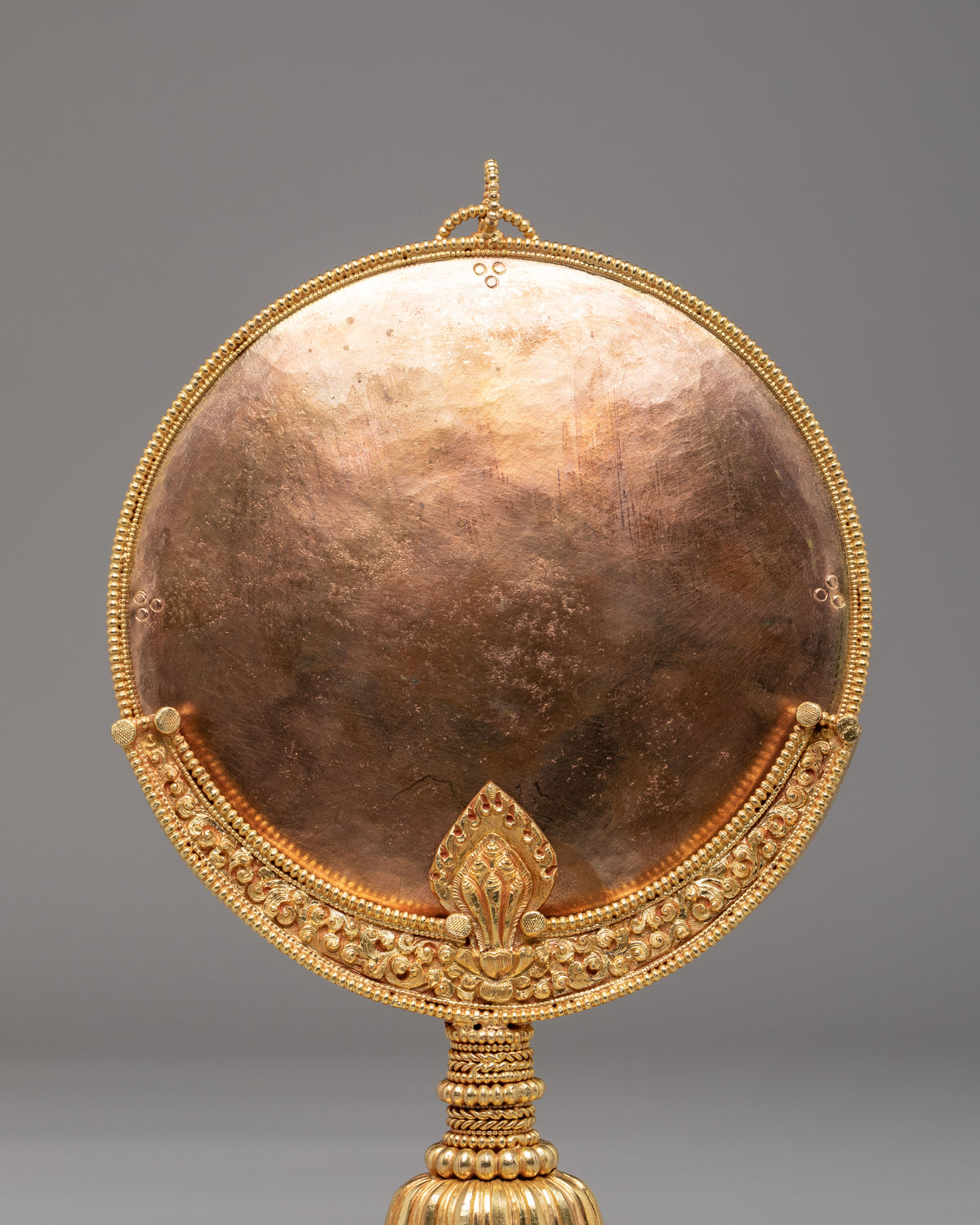 Buddhist Melong Mirror | Handcrafted Spiritual Decor