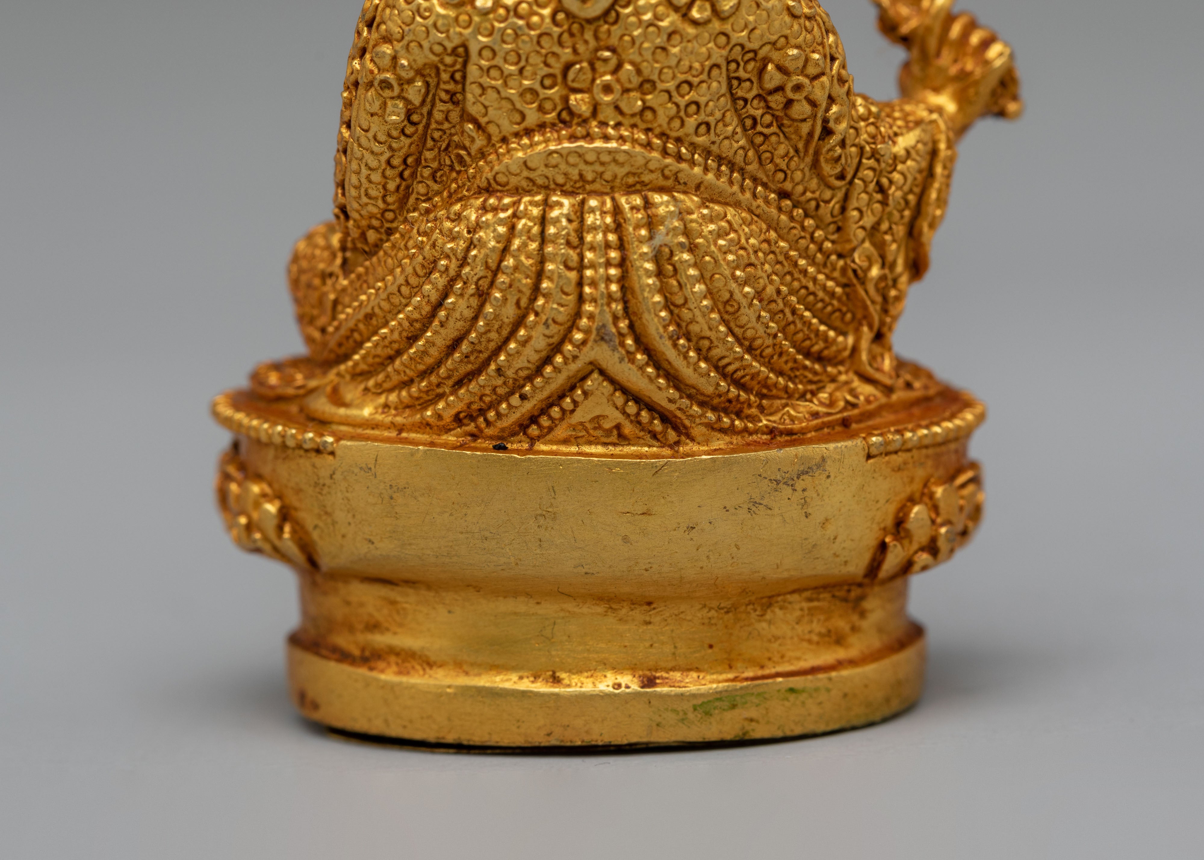 Sacred Guru Rinpoche Meditation Statue | Traditional Himalayan Artwork