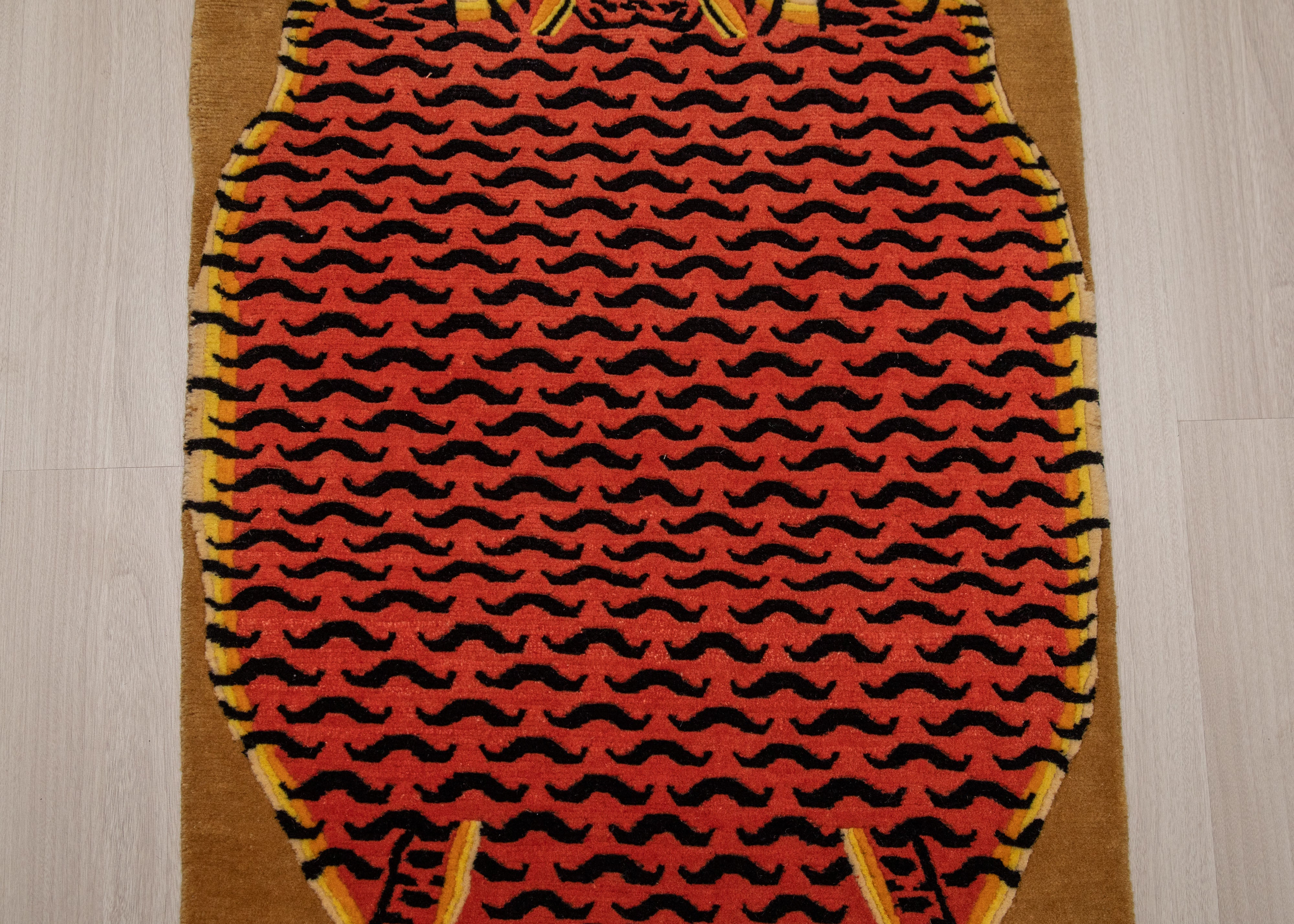 Traditional Wool Rug | Spiritual Artwork for Meditation