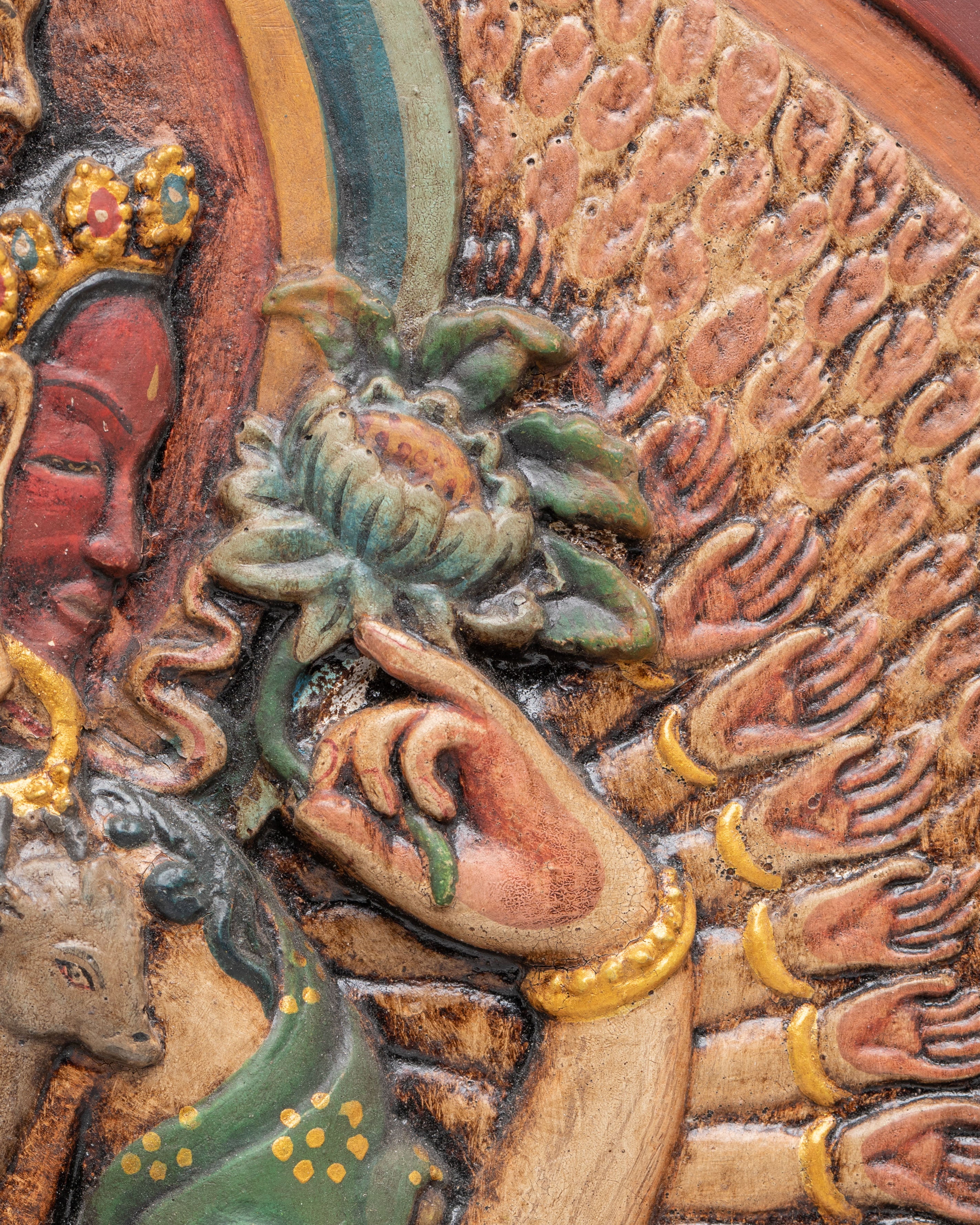 1000-armed Chenrezig Wall Hanging | Traditional Tibetan Artwork