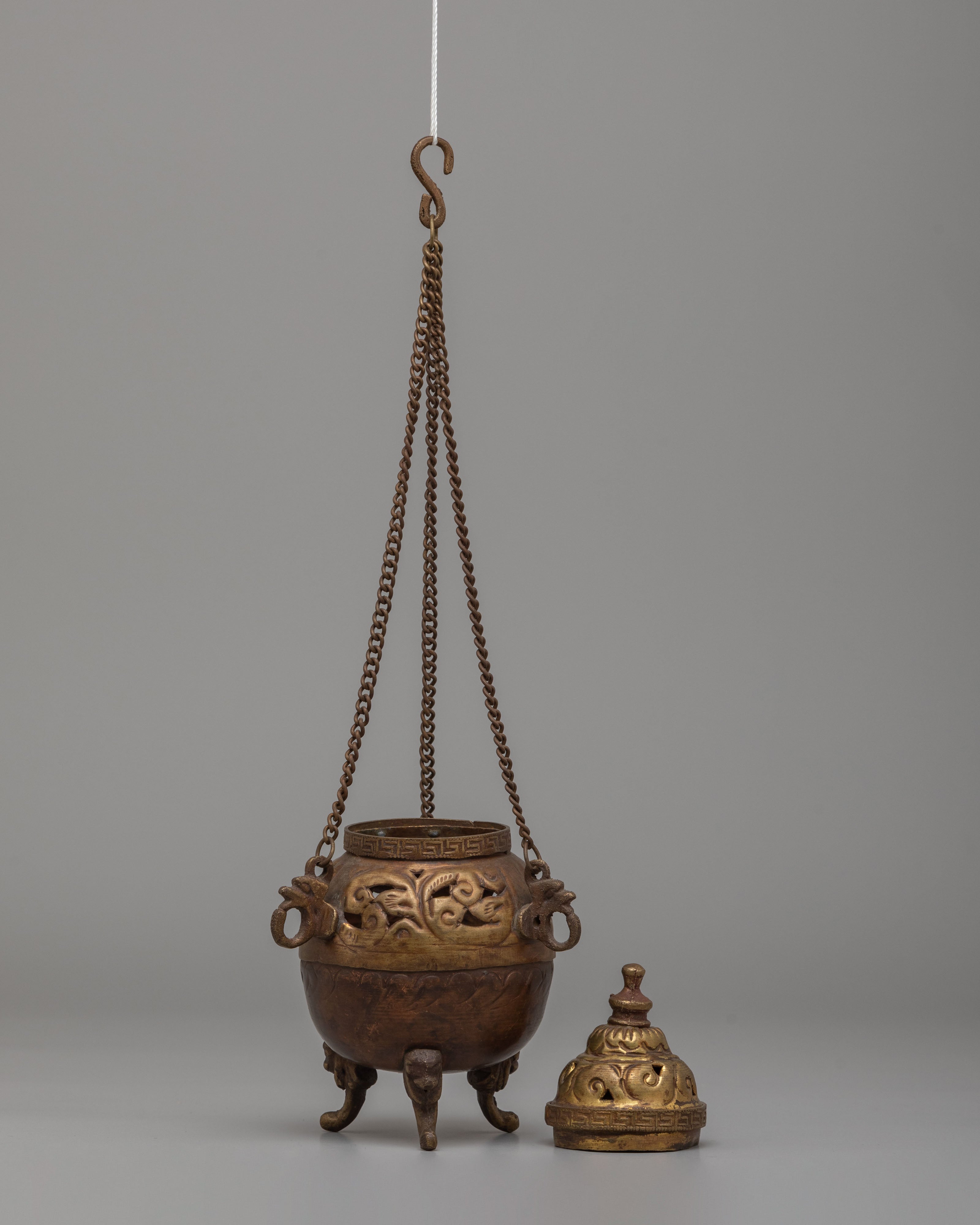 Ceremonial Incense Burner | Tibetan Ritual Offering Burner