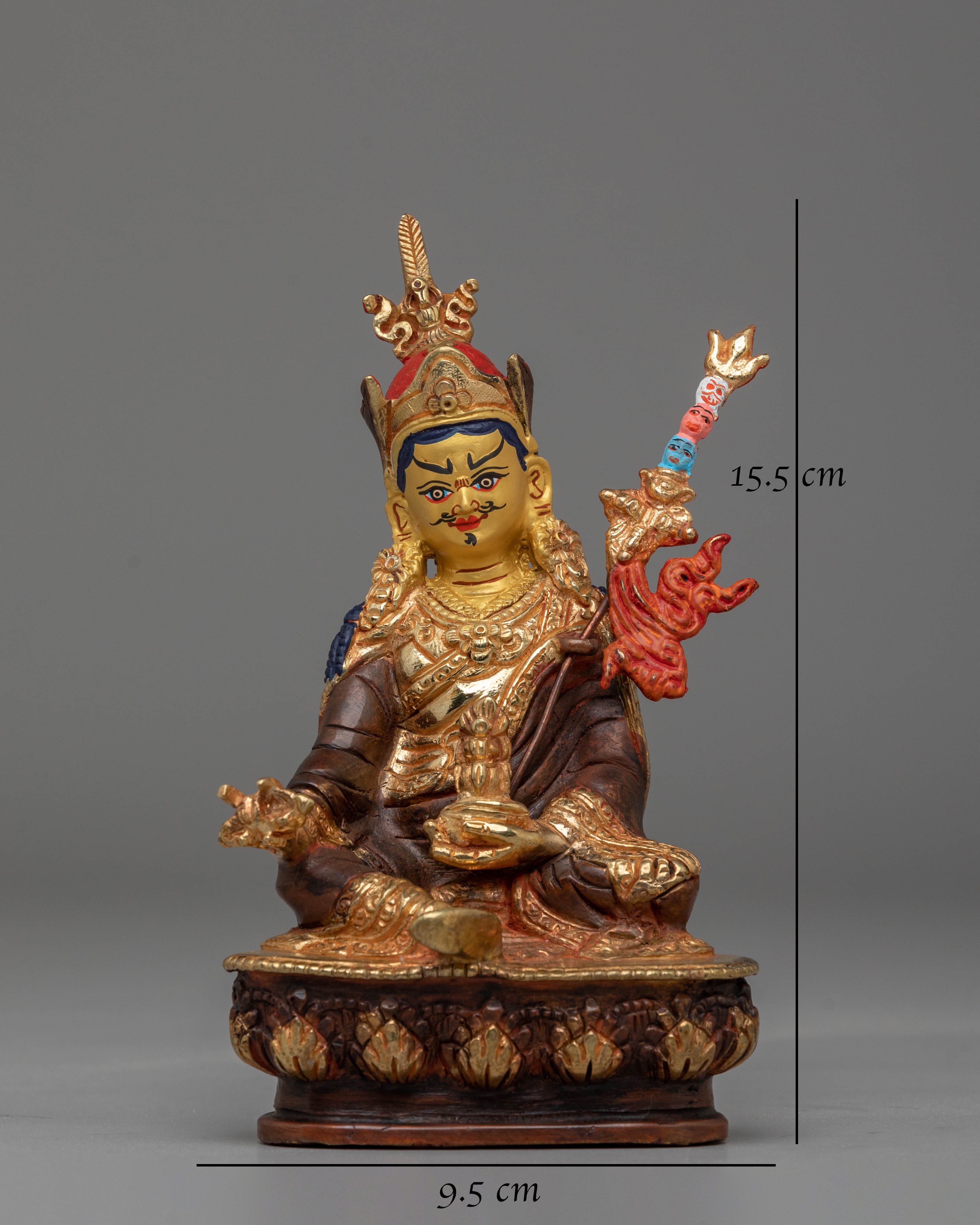 Guru Padmasambhava Statue for Meditation | Tibetan Spiritual Decor