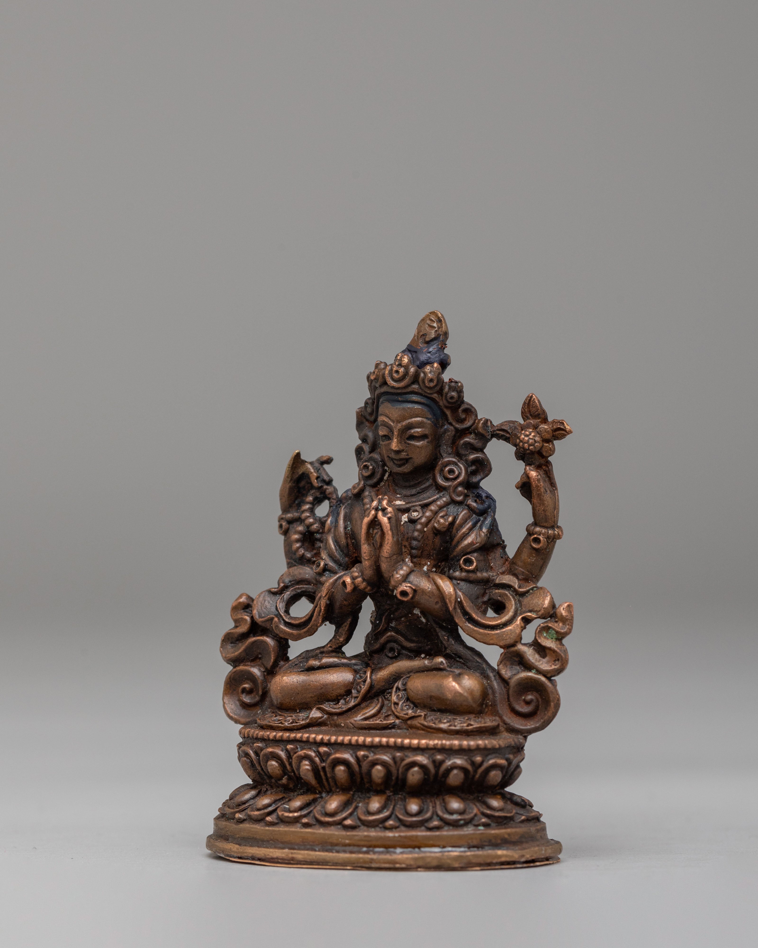 Spiritual Chenrezig Sculpture | Perfect for Meditation & Altar Spaces