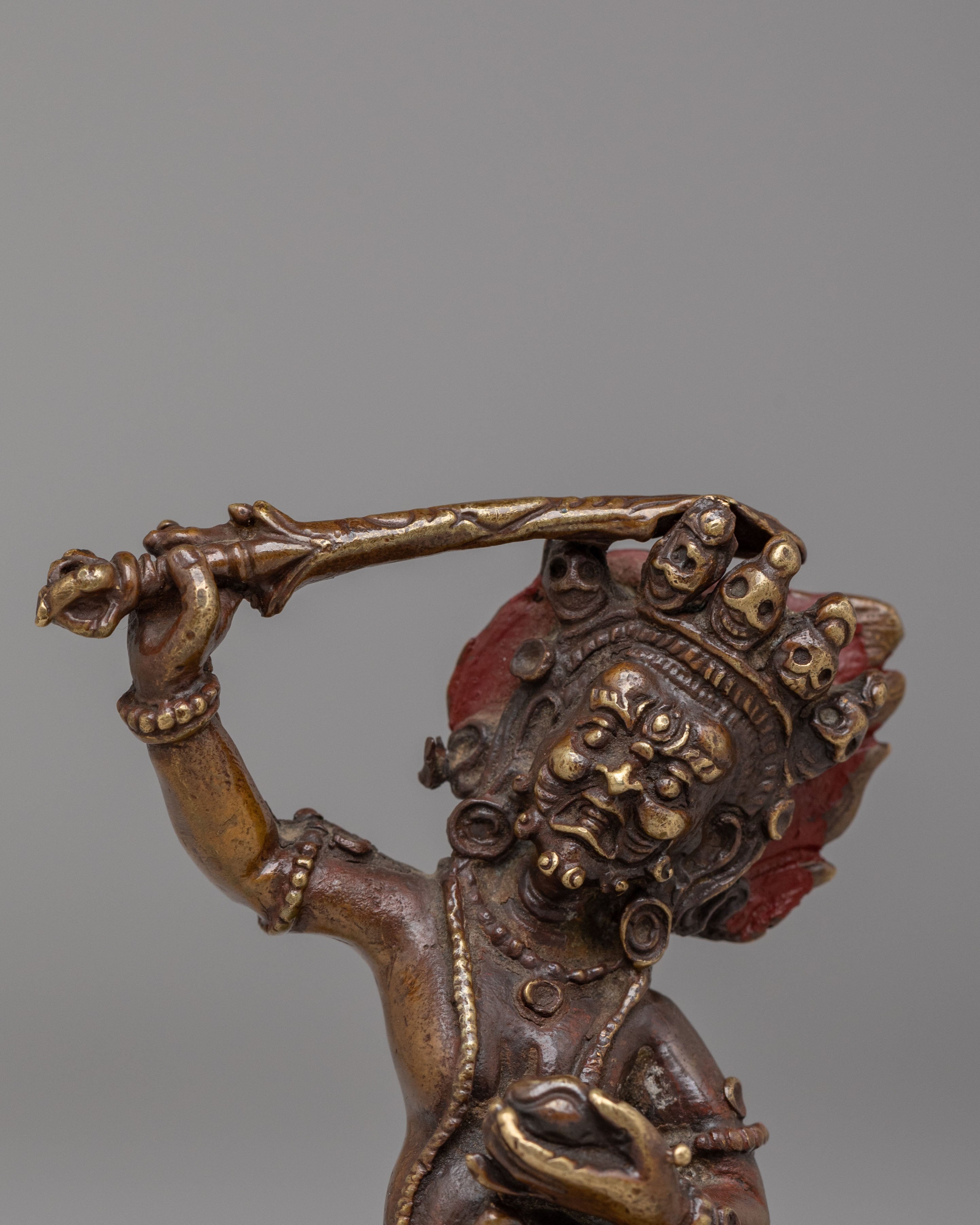 Machinemade Ritual Black Manjushri Statue | A Symbol of Enlightenment